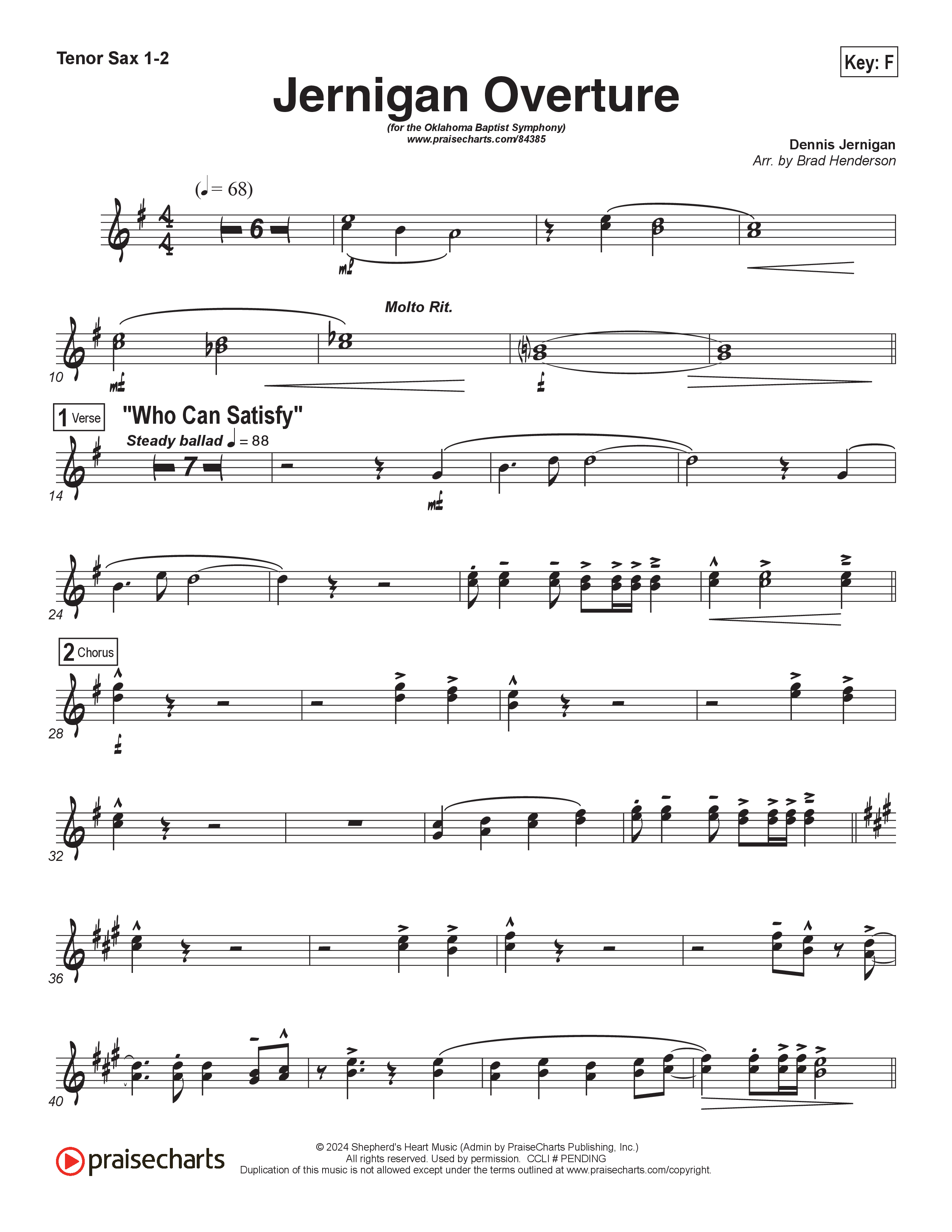 Jernigan Overture Tenor Sax 1/2 (Brad Henderson)