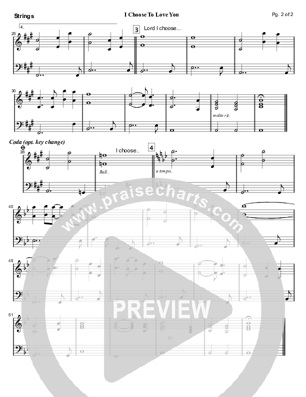 I Choose To Love You Strings (Mark Cole)