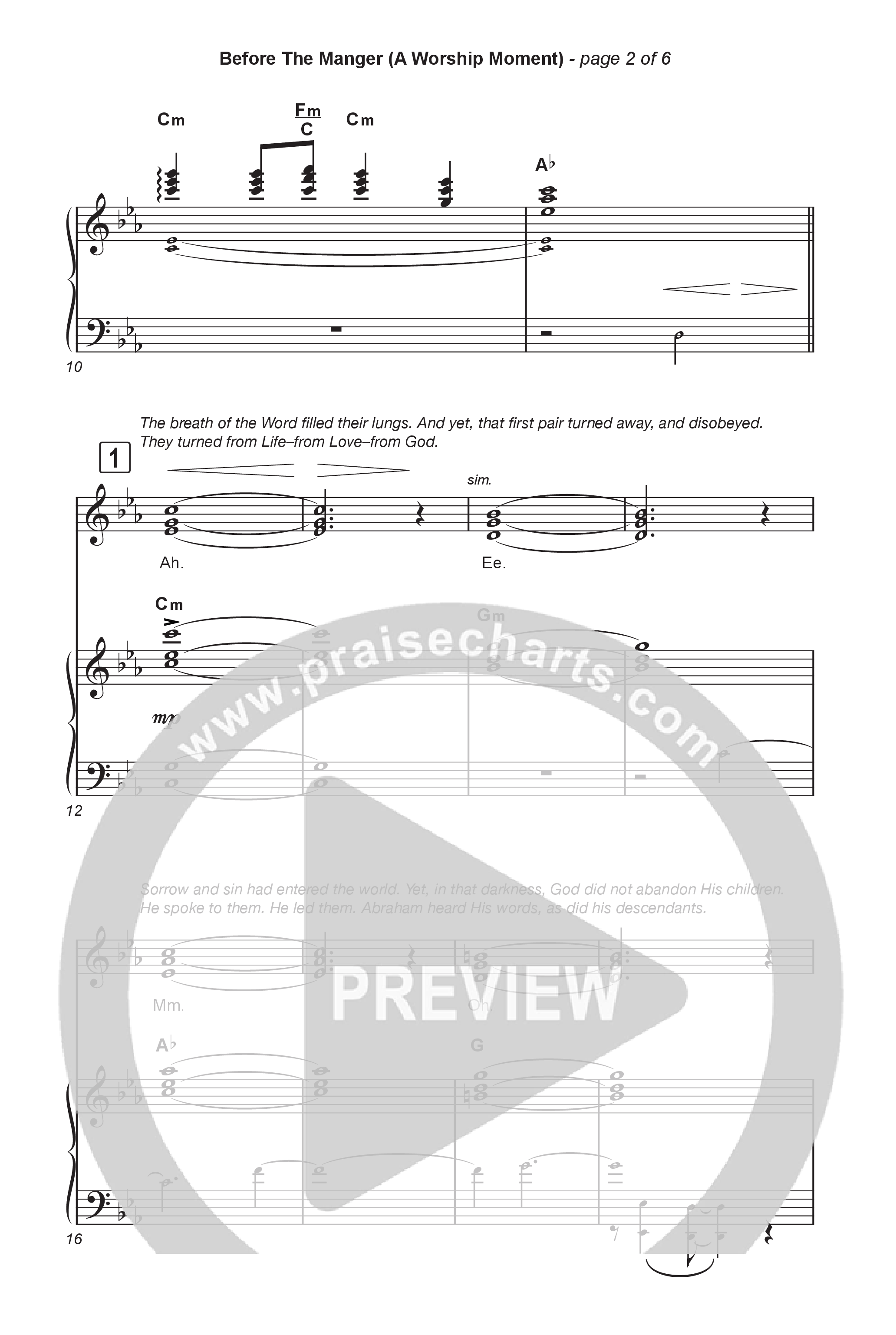 Before The Manger (6 Song Choral Collection) Song 3 (Octavo SATB) (Travis Cottrell / Cheryl Stark / Brooke Voland / Hannah Kerr / Emily Sill / Arr. Mason Brown)