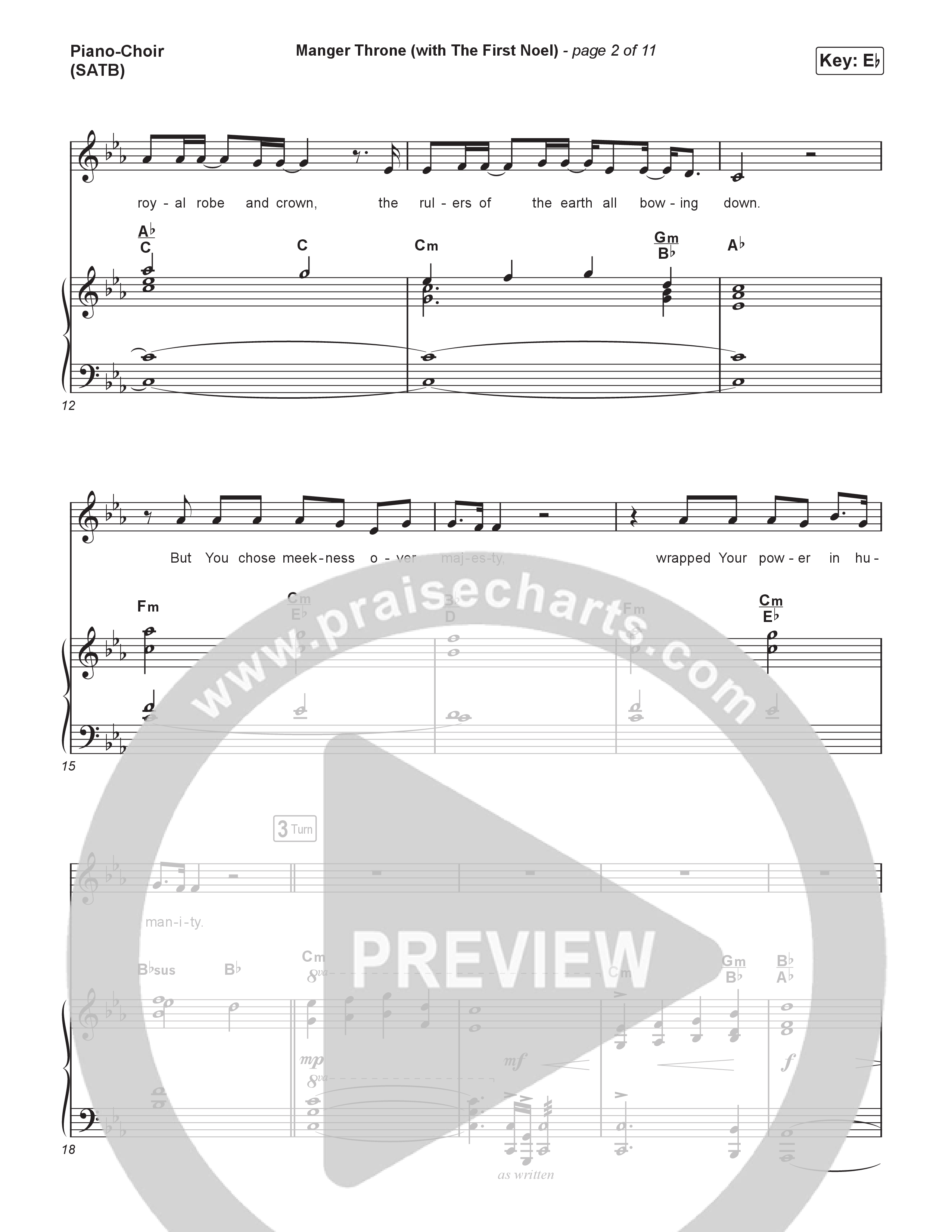 Before The Manger (6 Song Choral Collection) Song 4 (Piano SATB) (Travis Cottrell / Cheryl Stark / Brooke Voland / Hannah Kerr / Emily Sill / Arr. Mason Brown)