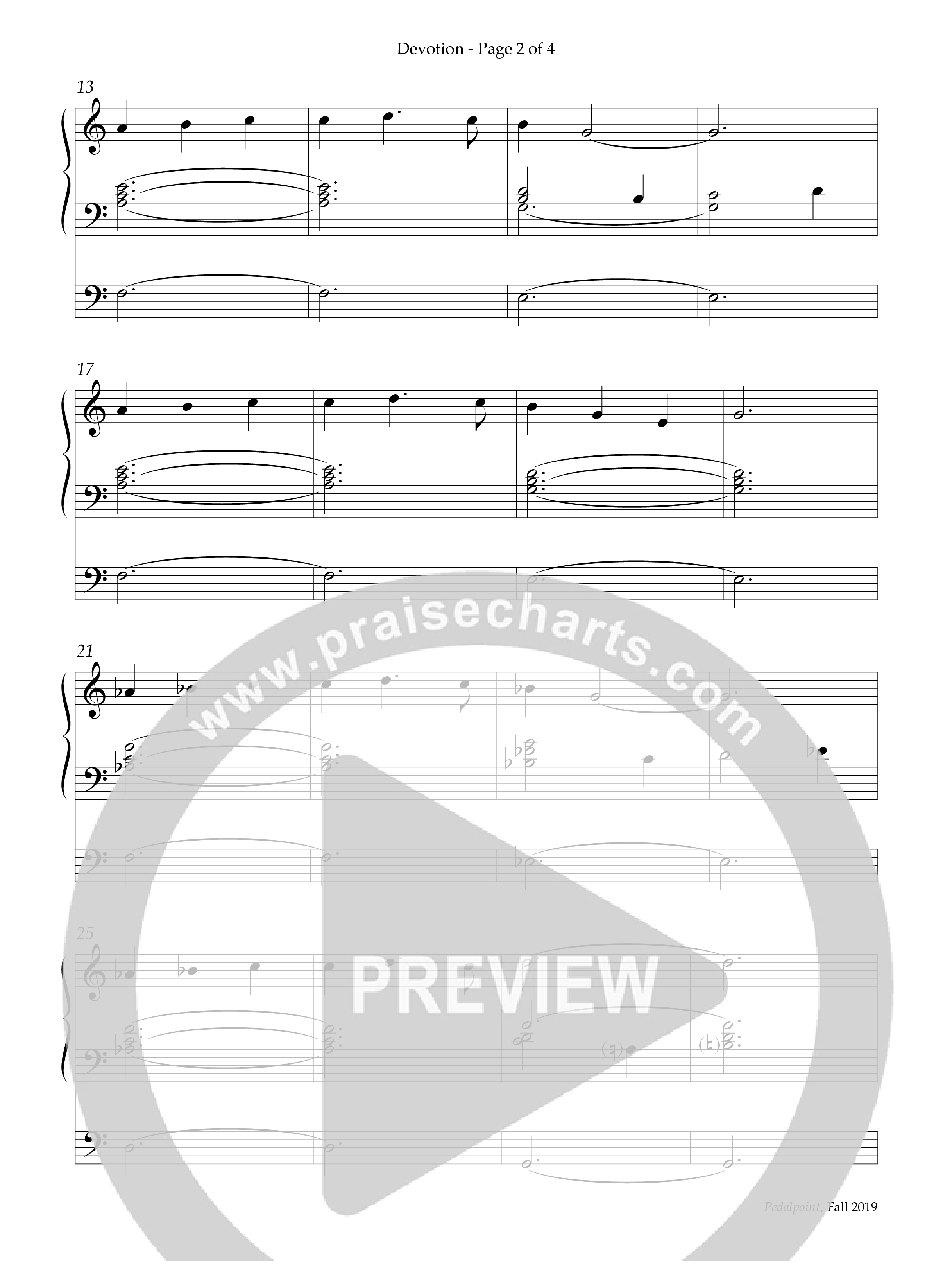 Devotion (Instrumental) Organ (Lifeway Worship / Arr. Alan Mitchell / Arr. Anne A. Davis)