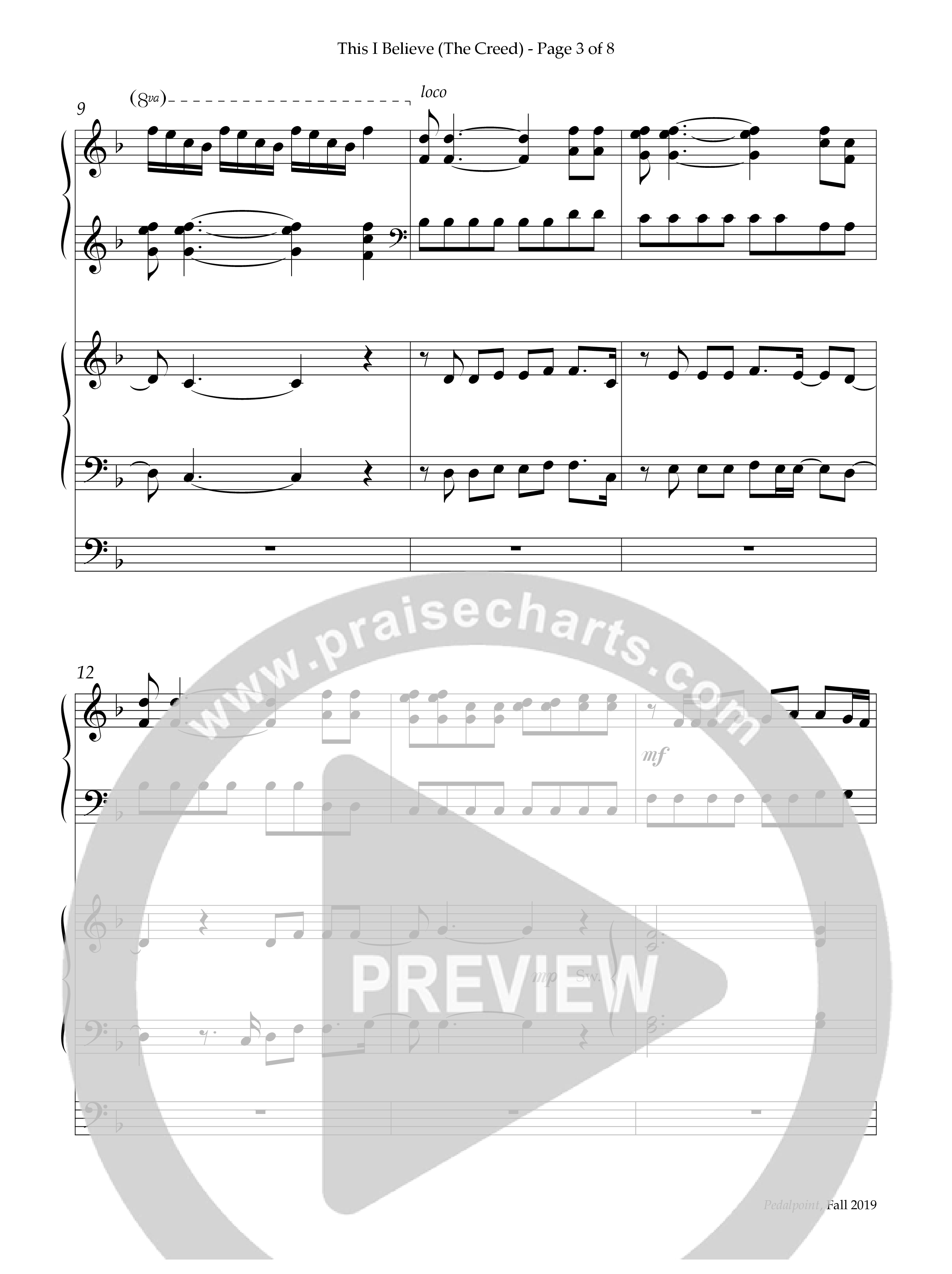 This I Believe (The Creed) (Instrumental) Piano-Organ (Lifeway Worship / Arr. Sandy Wilkinson)