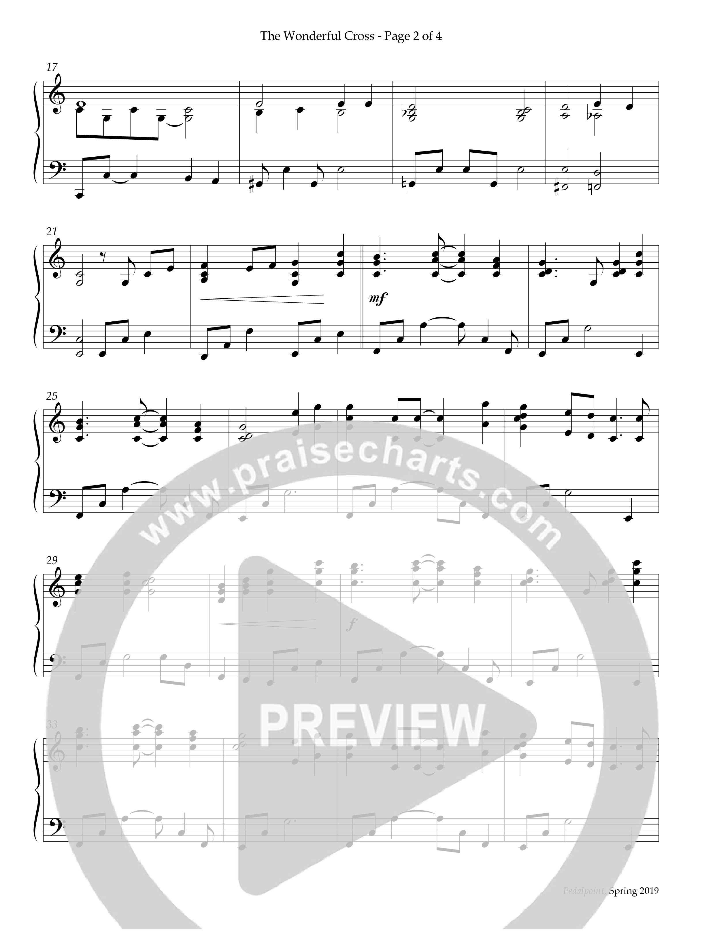 The Wonderful Cross (Instrumental) Piano Solo (Lifeway Worship / Arr. Ken Barker)