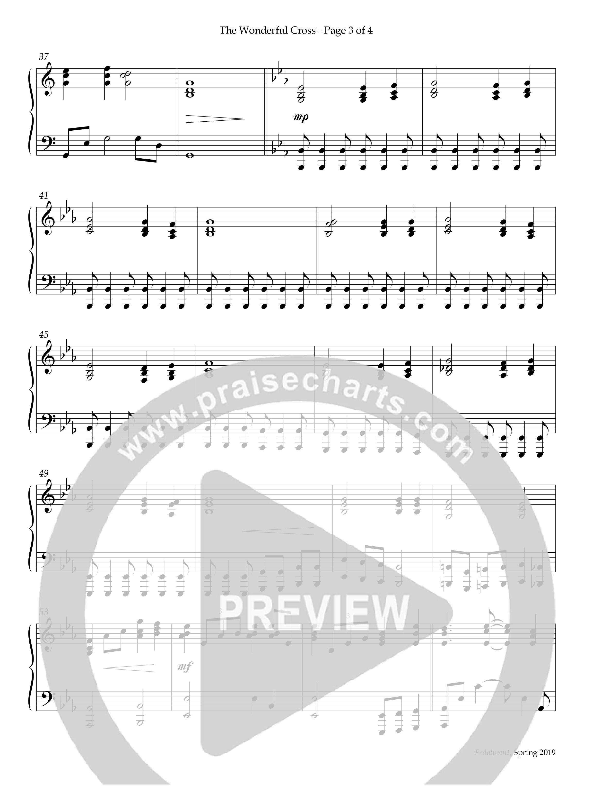 The Wonderful Cross (Instrumental) Piano Solo (Lifeway Worship / Arr. Ken Barker)