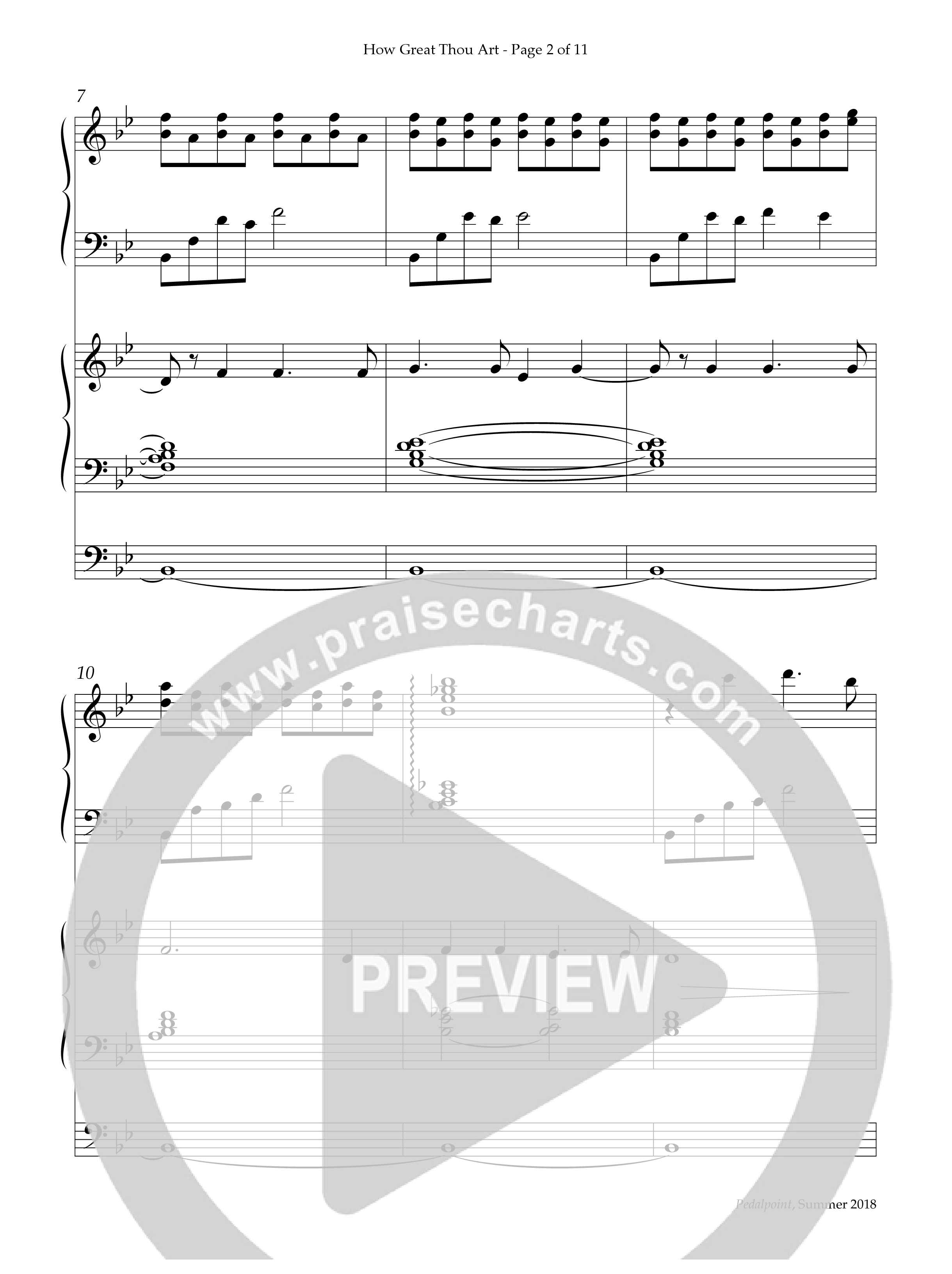 How Great Thou Art (Instrumental) Piano-Organ (Lifeway Worship / Arr. Phillip Keveren)