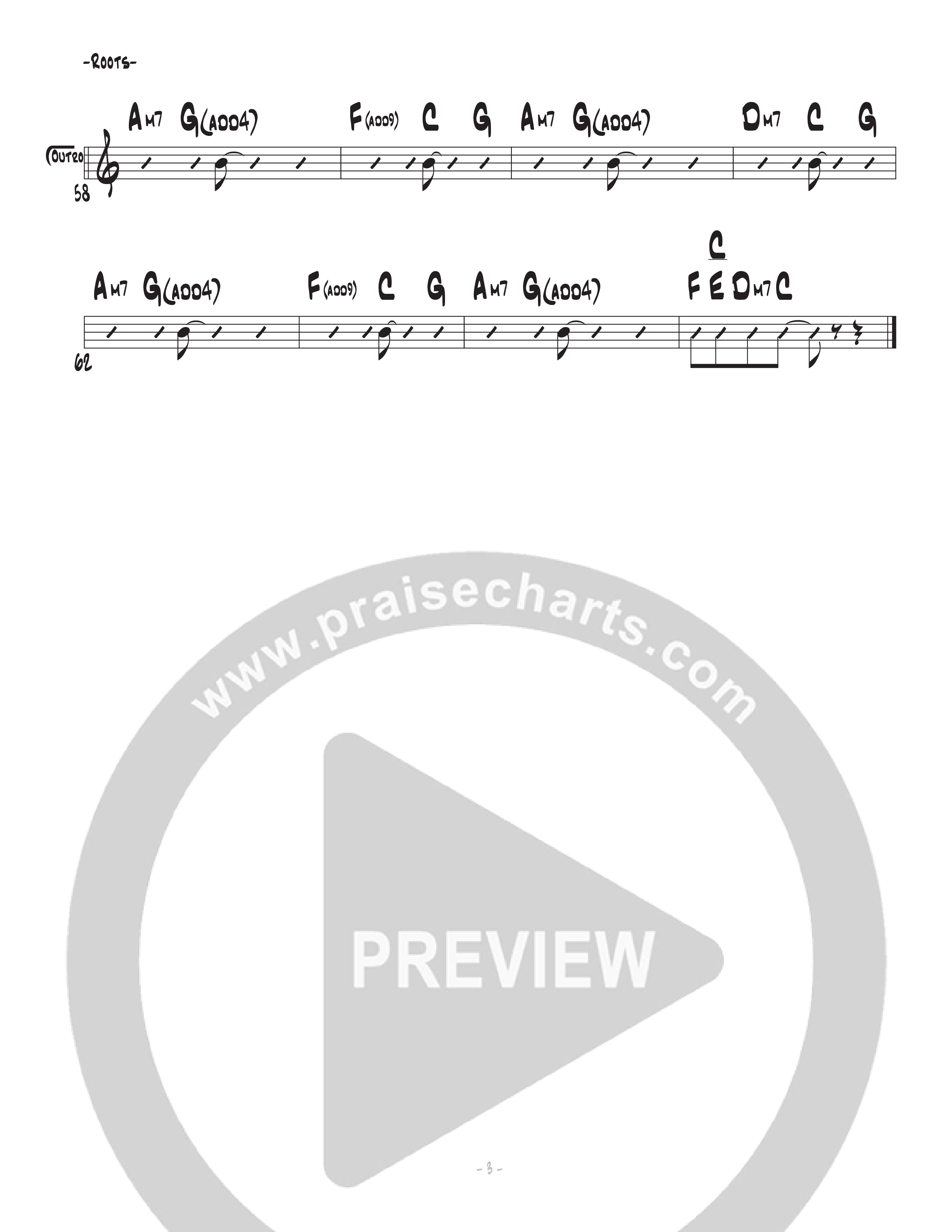 Roots (Live) Rhythm Chart (Central Live)