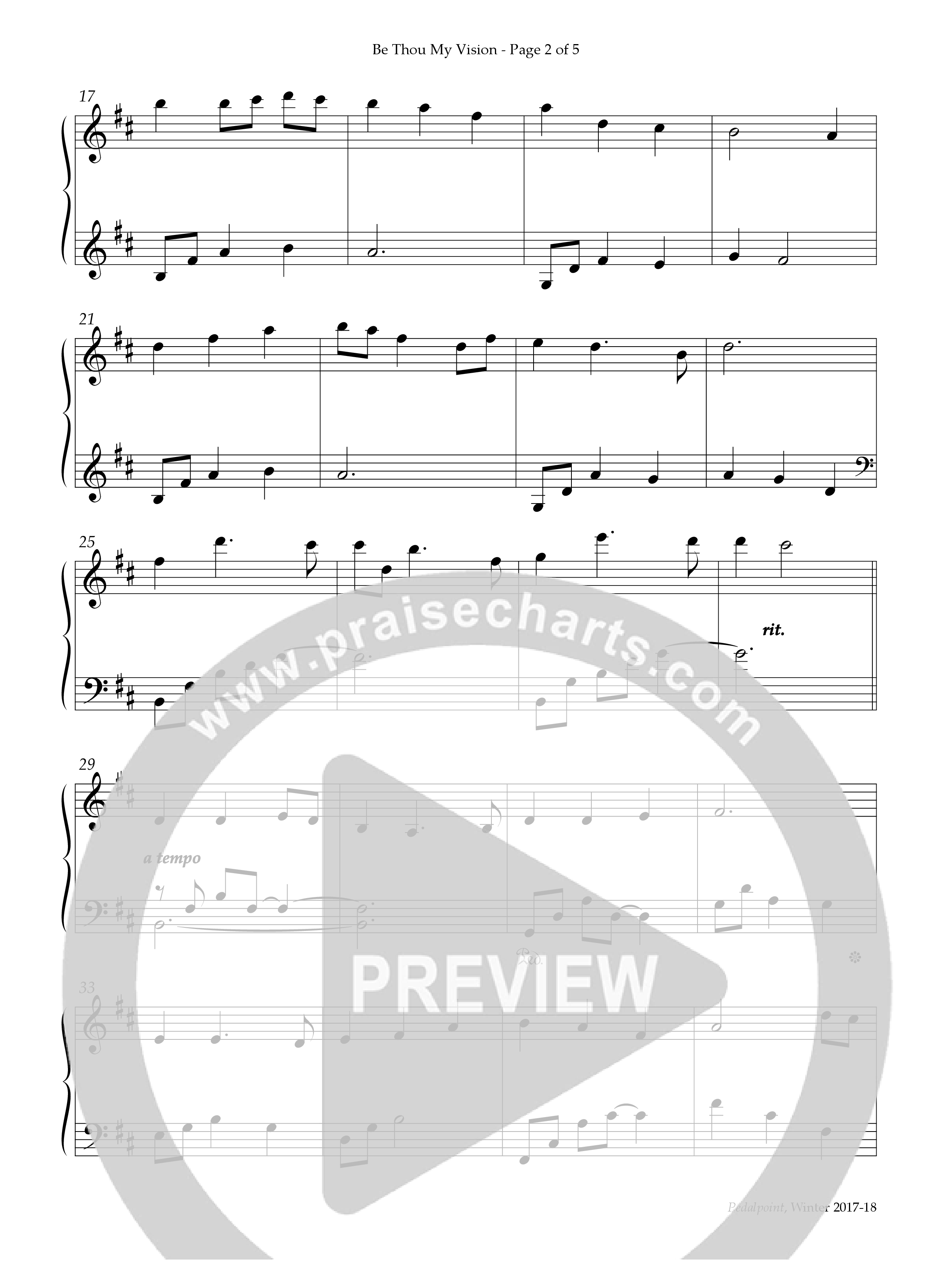 Be Thou My Vision (Instrumental) Piano Solo (Lifeway Worship / Arr. Richard Kingsmore)