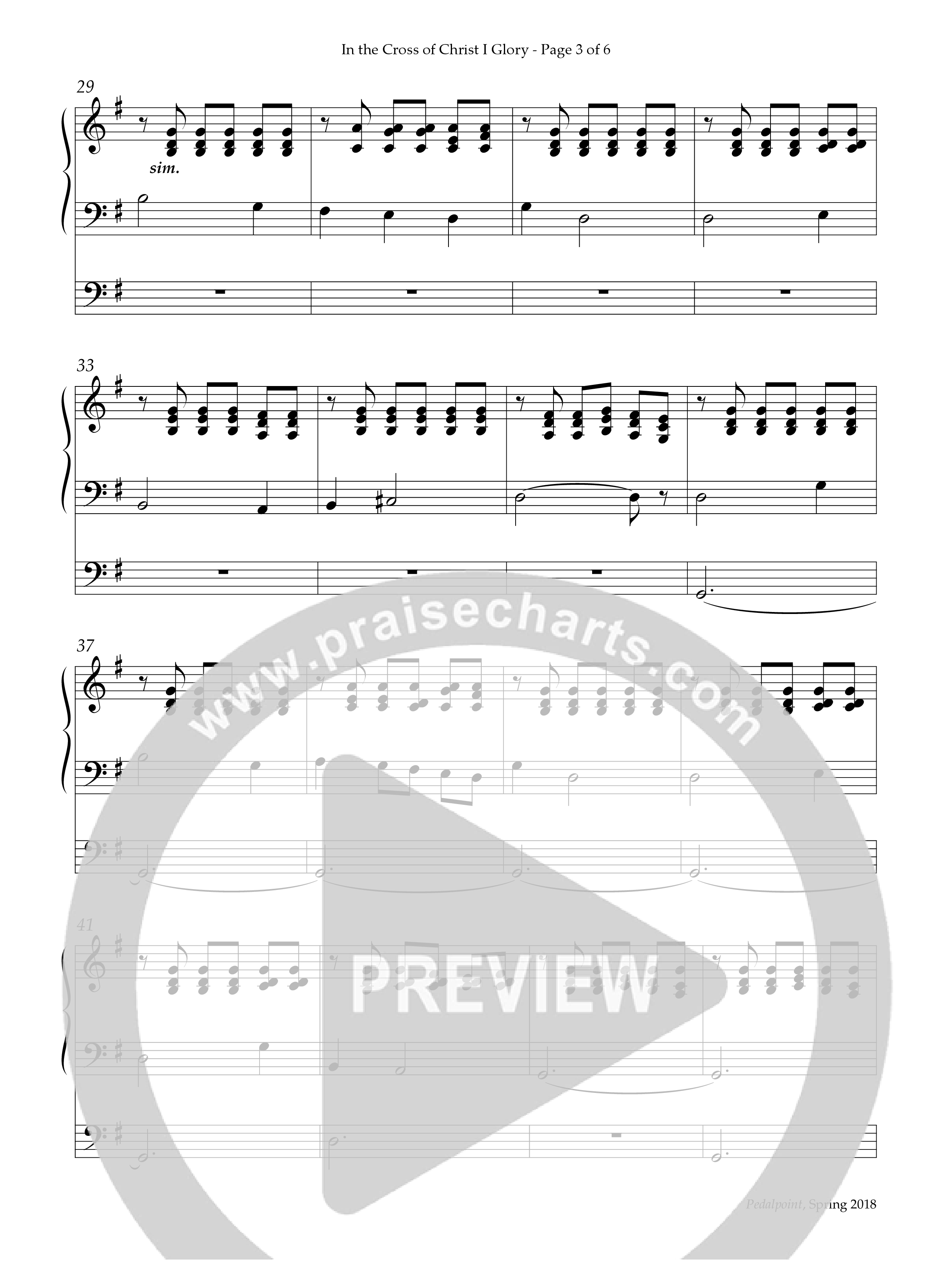 In The Cross Of Christ I Glory (with Near The Cross) (Instrumental) Organ (Lifeway Worship / Arr. Keith Christopher)