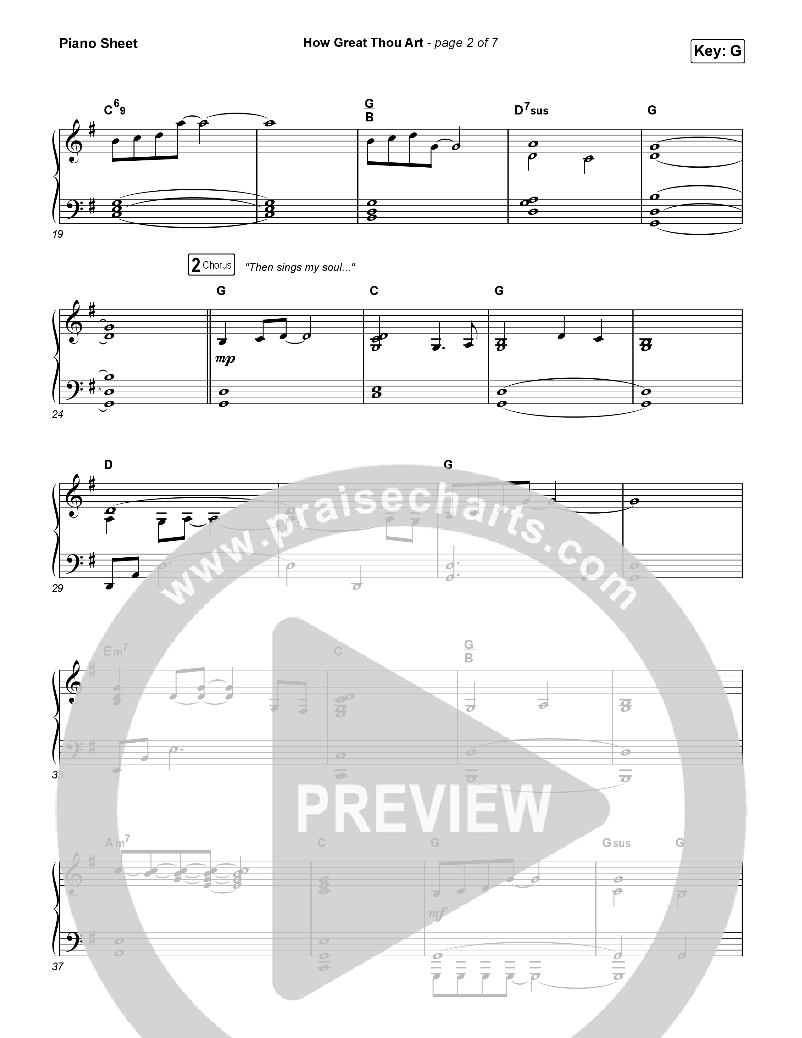 How Great Thou Art Piano Sheet (Rock Springs Worship / Arr. Matt Summers / Arr. Amber Balltzglier)