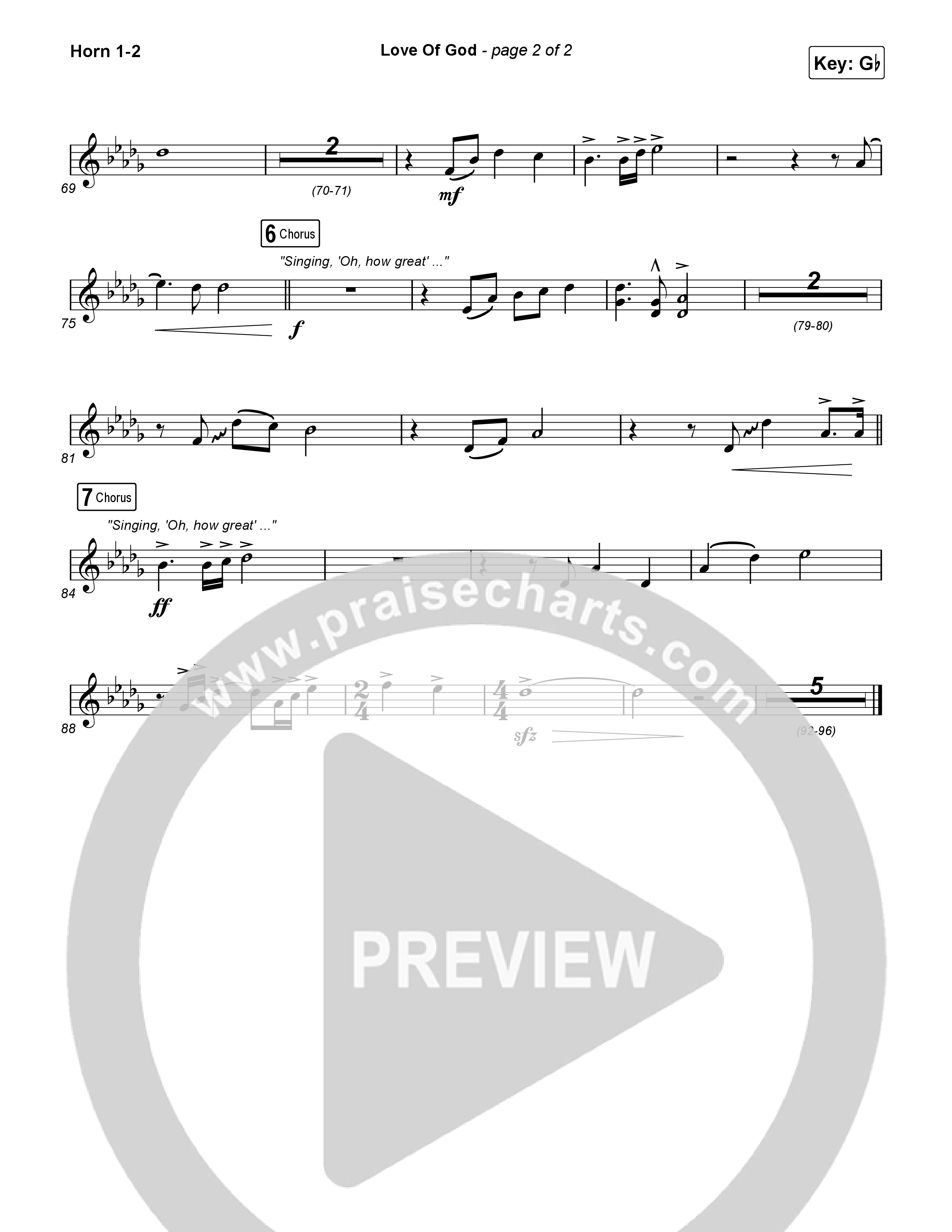 Love Of God Brass Pack (Brandon Lake / Phil Wickham)