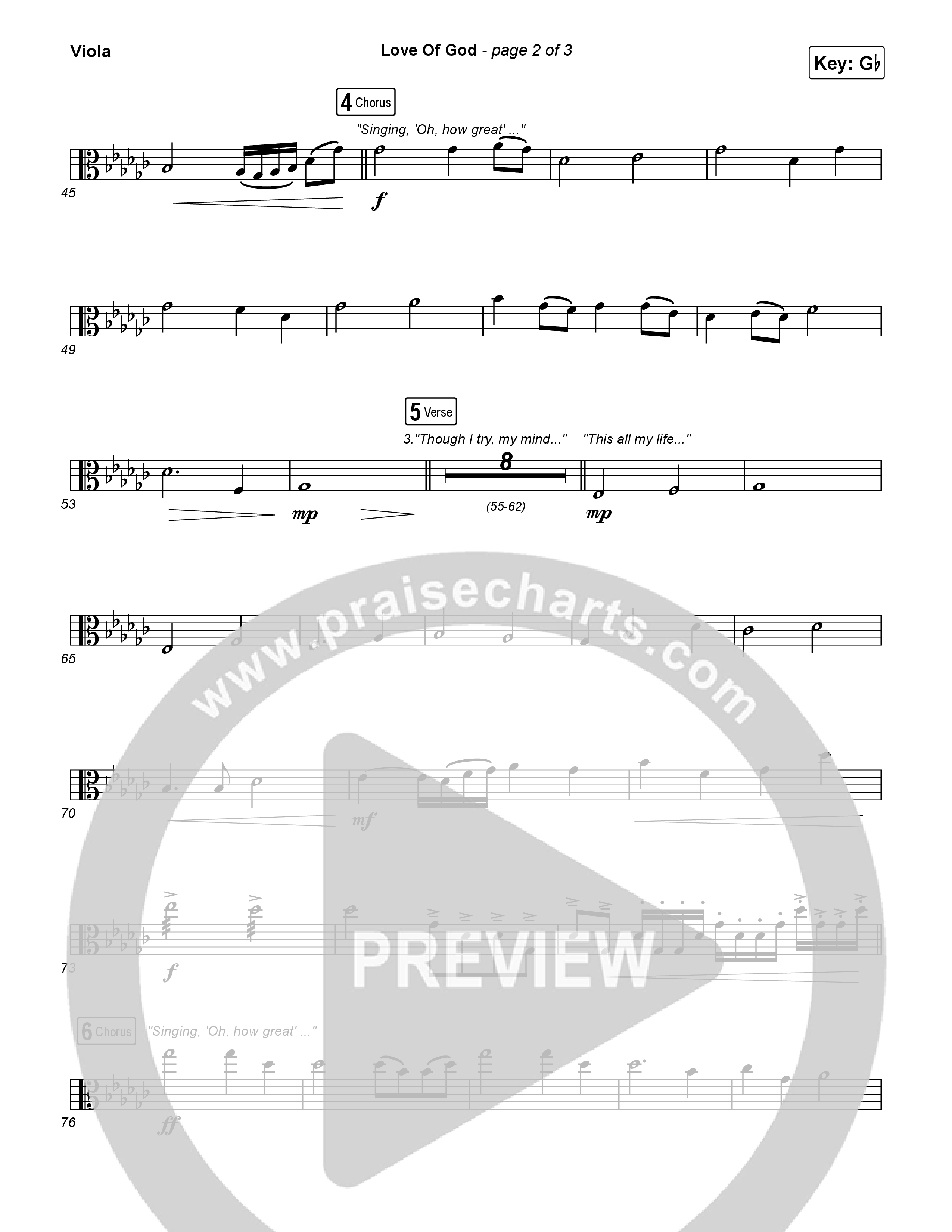 Love Of God Viola (Brandon Lake / Phil Wickham)