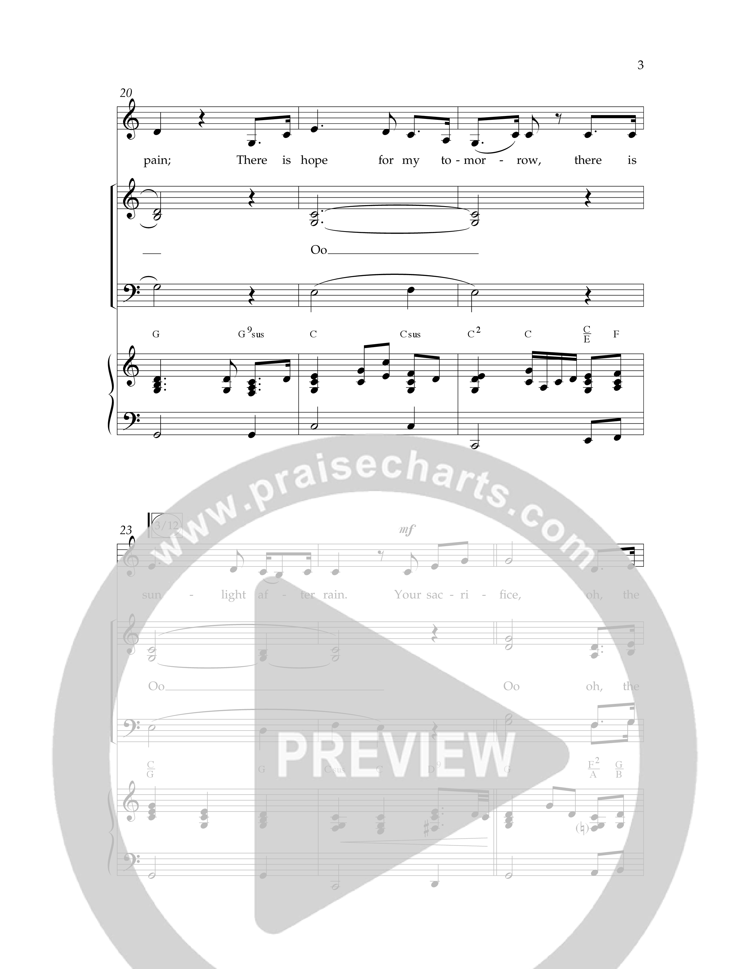 Oh The Wonder (Choral Anthem SATB) Anthem (SATB/Piano) (Lifeway Choral / Arr. Travis Cottrell / Orch. Danny Mitchell)