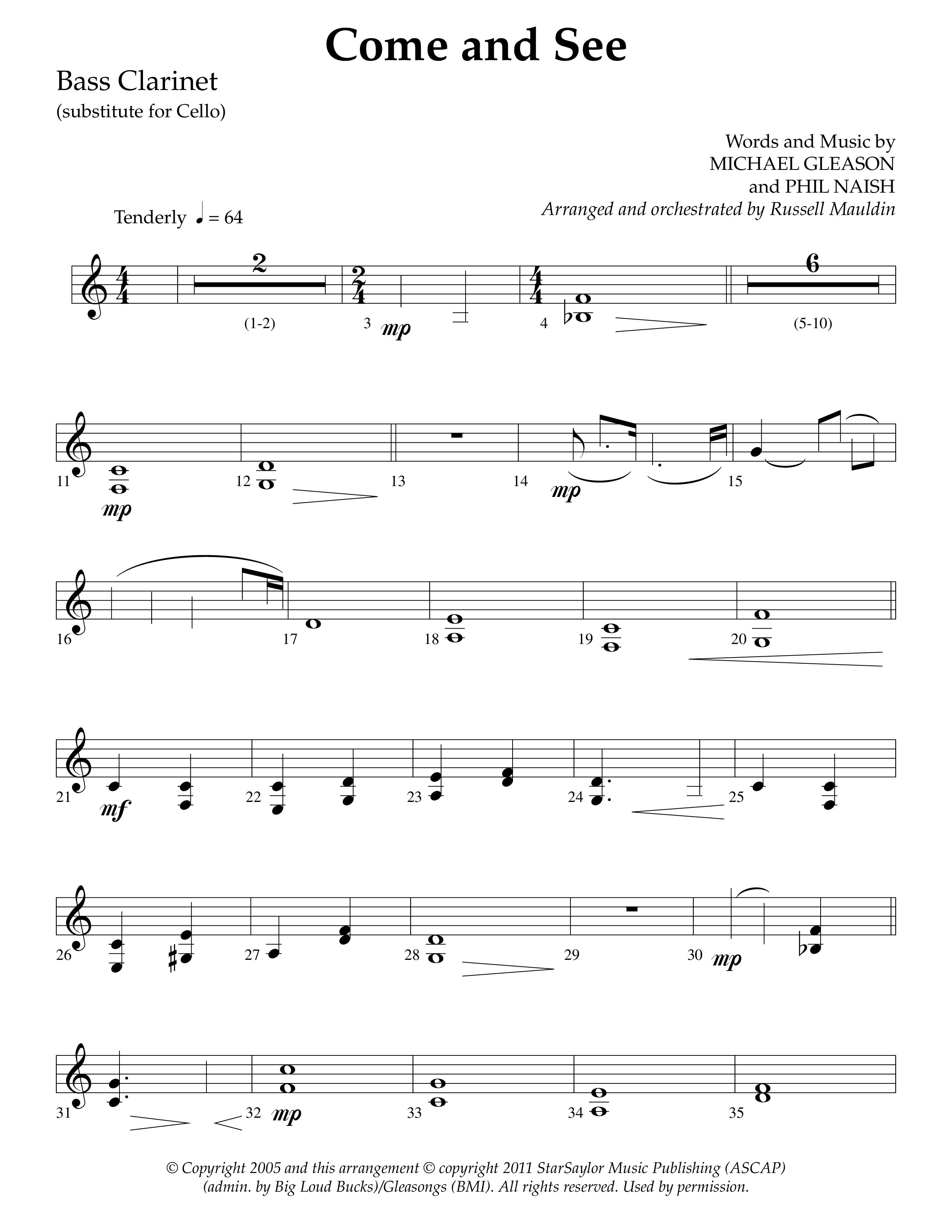 Brand New Christmas (Choral Anthem SATB) Bass Clarinet (Lifeway Choral / Arr. Dave Williamson)