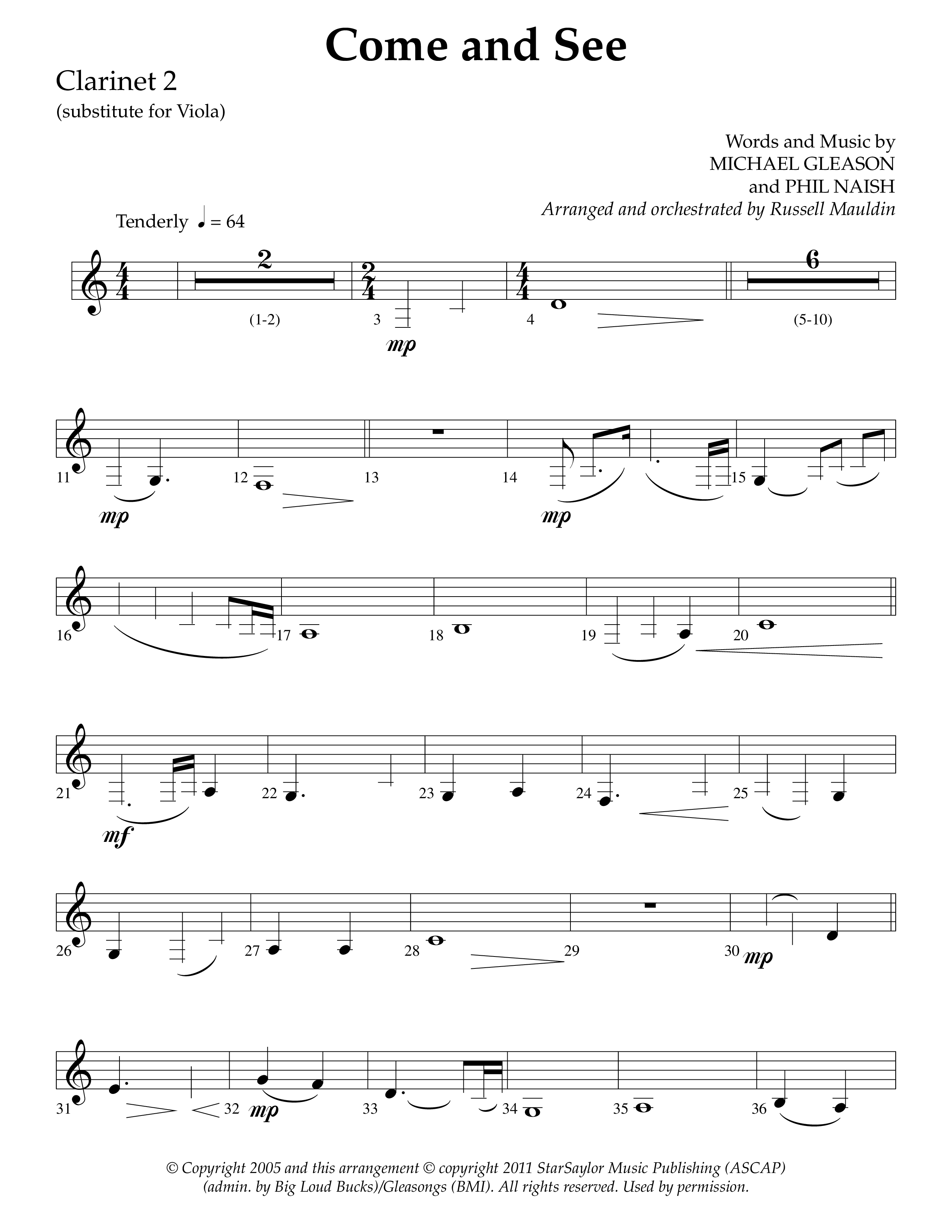 Brand New Christmas (Choral Anthem SATB) Clarinet 1/2 (Lifeway Choral / Arr. Dave Williamson)