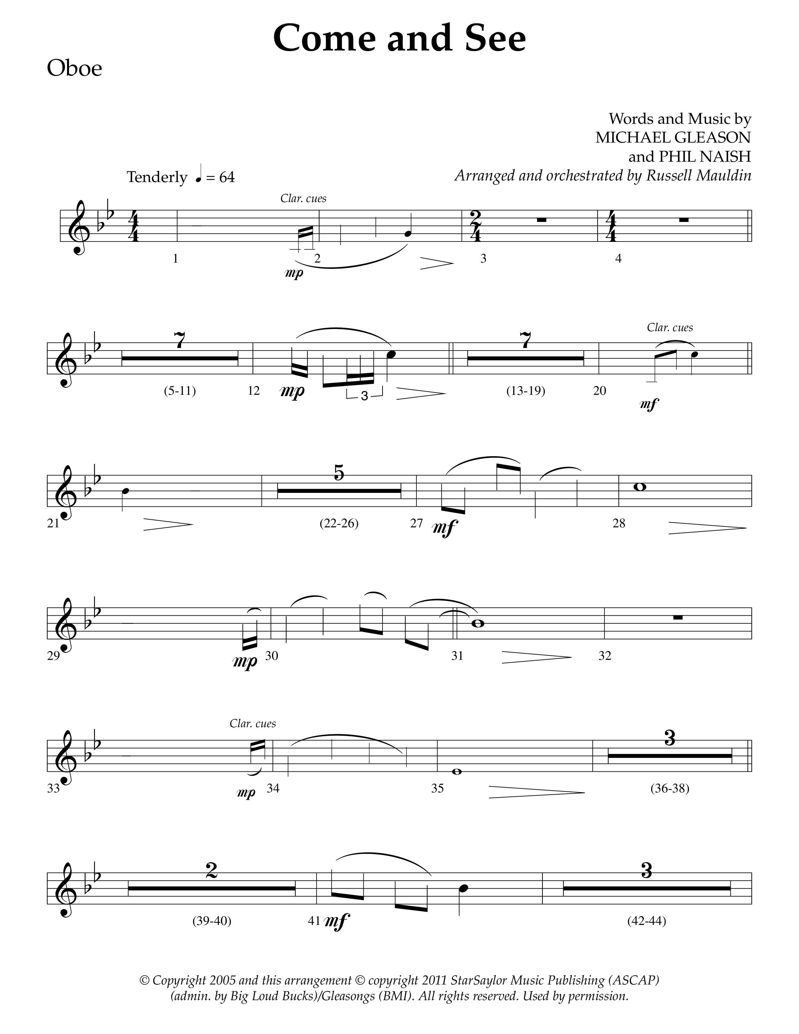Brand New Christmas (Choral Anthem SATB) Oboe (Lifeway Choral / Arr. Dave Williamson)