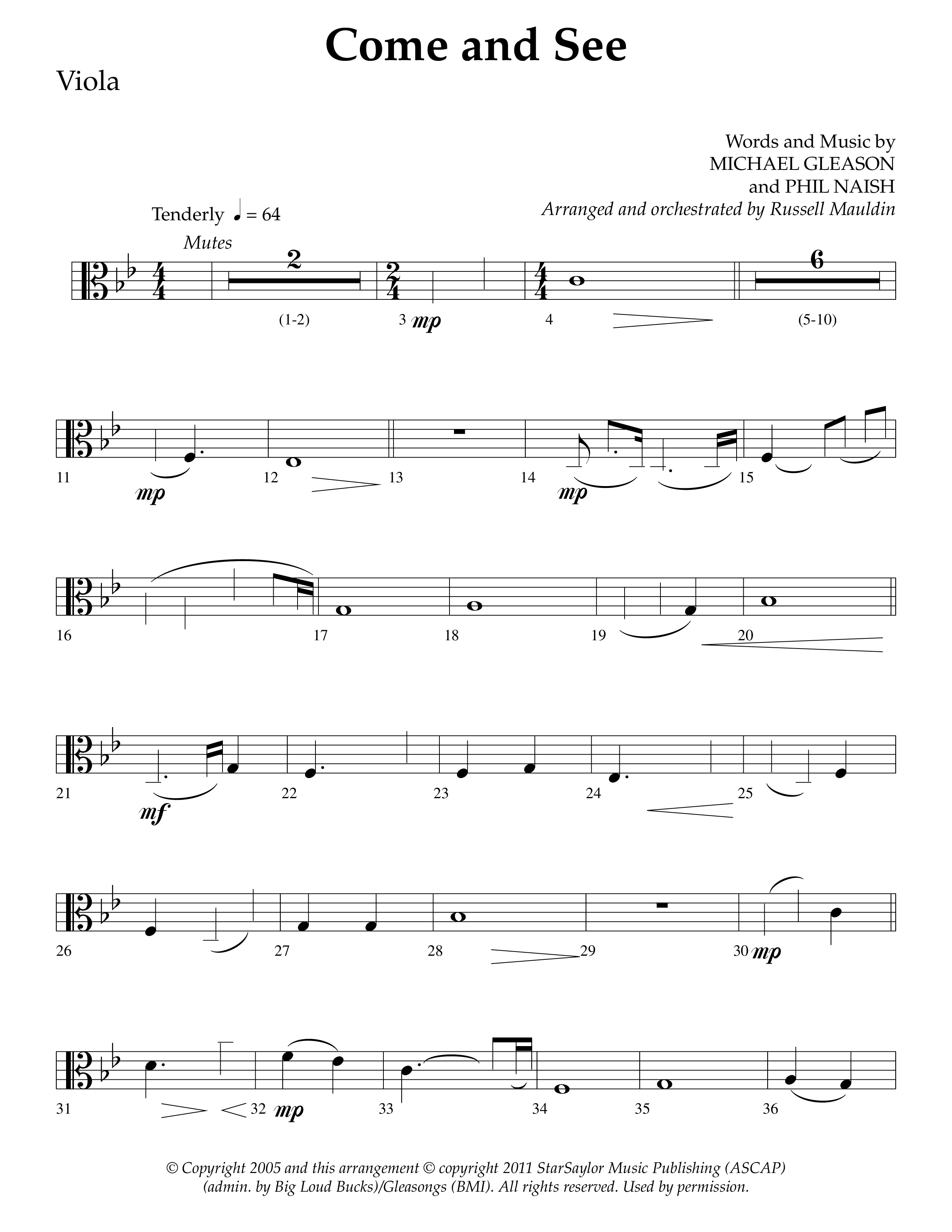Brand New Christmas (Choral Anthem SATB) Viola (Lifeway Choral / Arr. Dave Williamson)