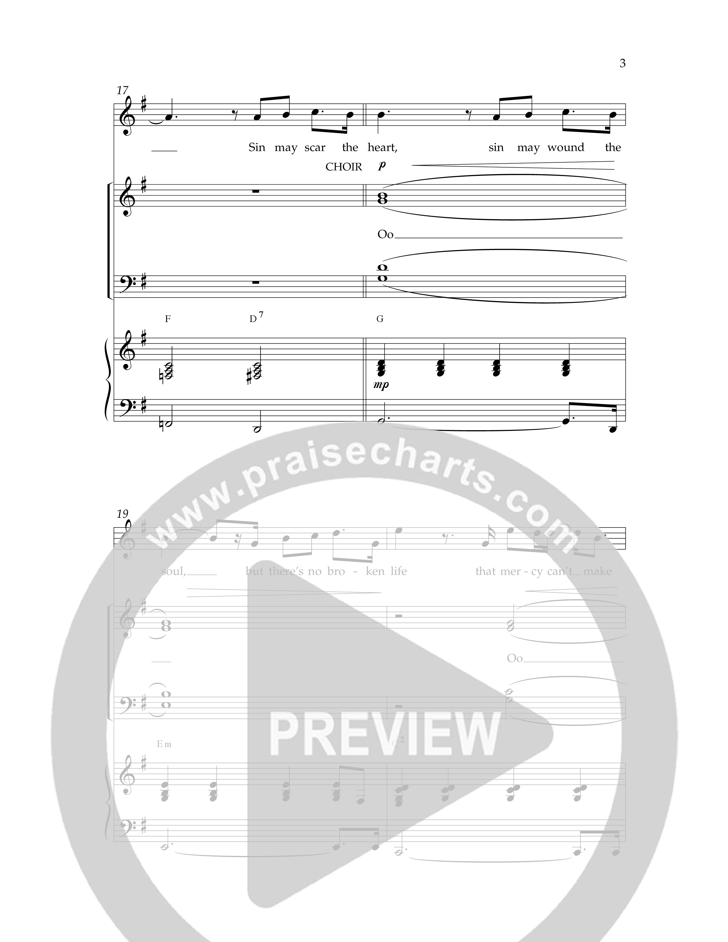 Nothing Stops The Saviors Love (Choral Anthem SATB) Anthem (SATB/Piano) (Lifeway Choral / Arr. Phillip Keveren / Arr. Don Koch / Orch. Phillip Keveren)