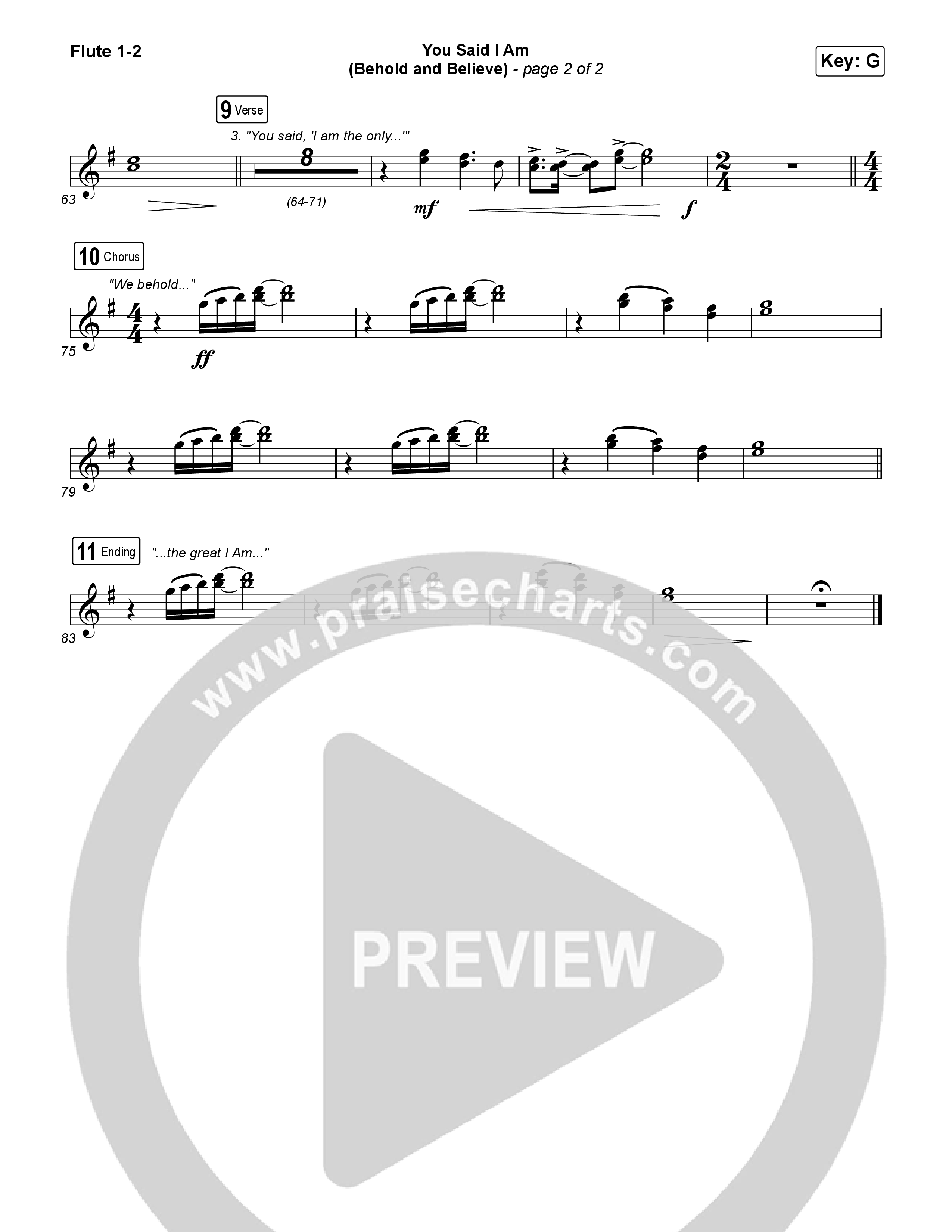 You Said I Am (Behold And Believe) Wind Pack (The Gospel Coalition / Shane & Shane)