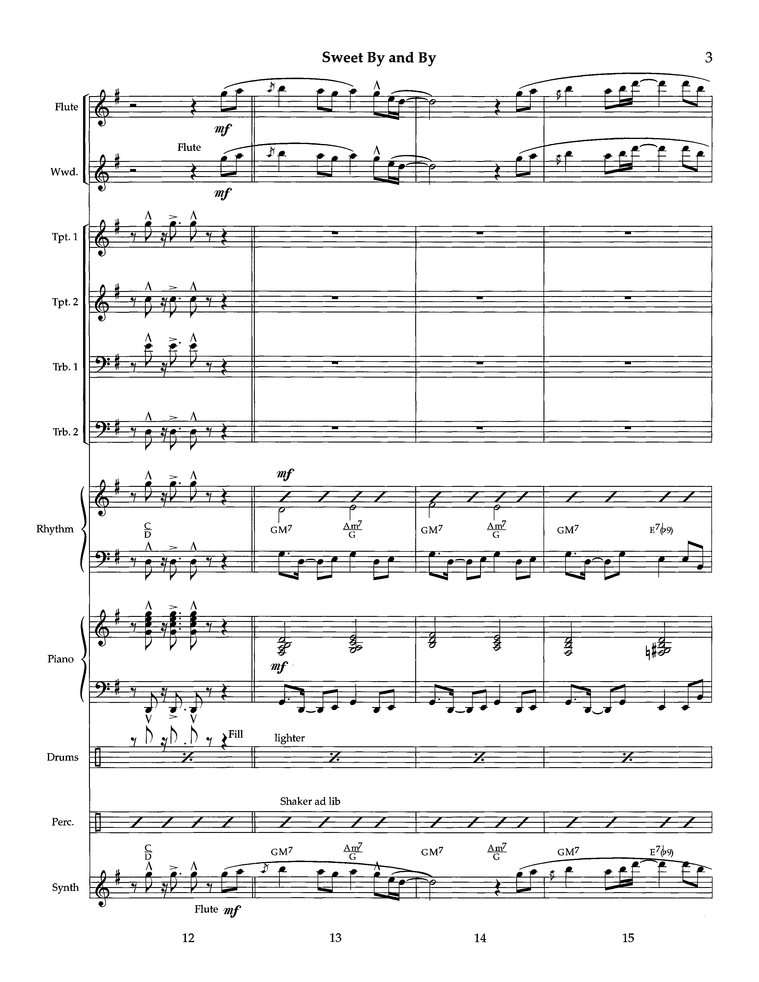 Sweet By And By (Instrumental) Orchestration (Lifeway Worship / Arr. Richard Kingsmore)