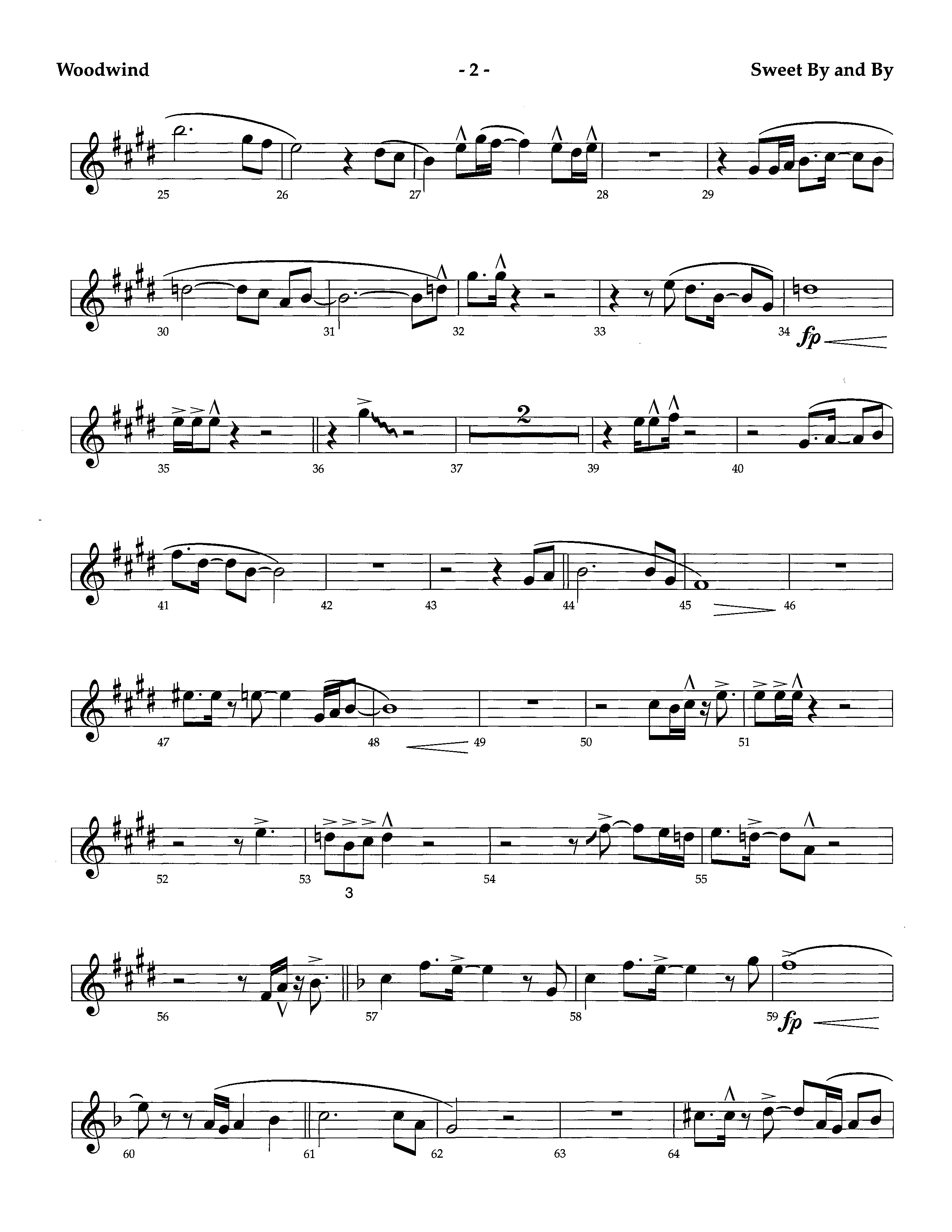 Sweet By And By (Instrumental) Winds (Lifeway Worship / Arr. Richard Kingsmore)
