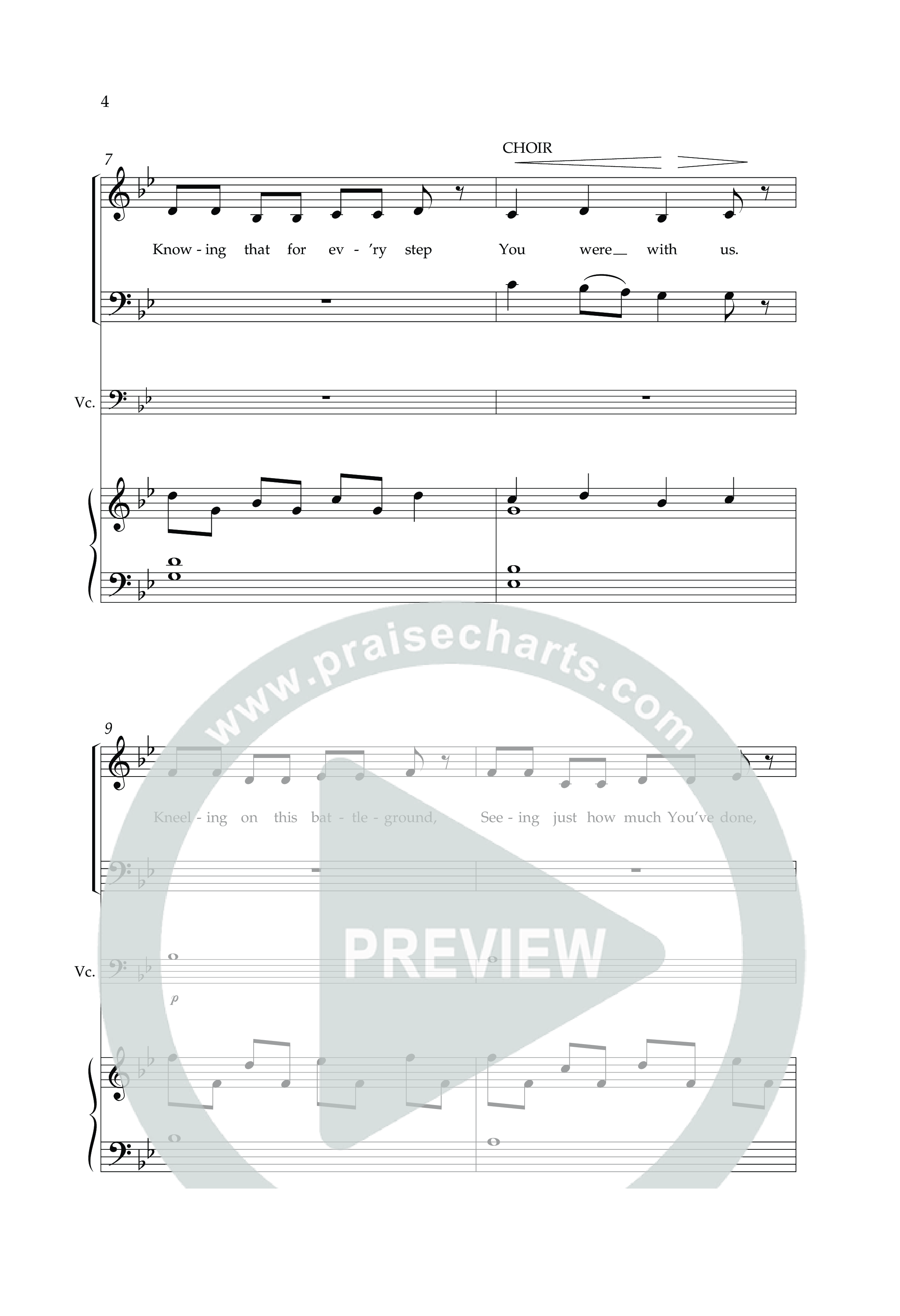 Never Once (Choral Anthem SATB) Anthem (SATB/Piano) (Lifeway Choral / Arr. Phillip Keveren)