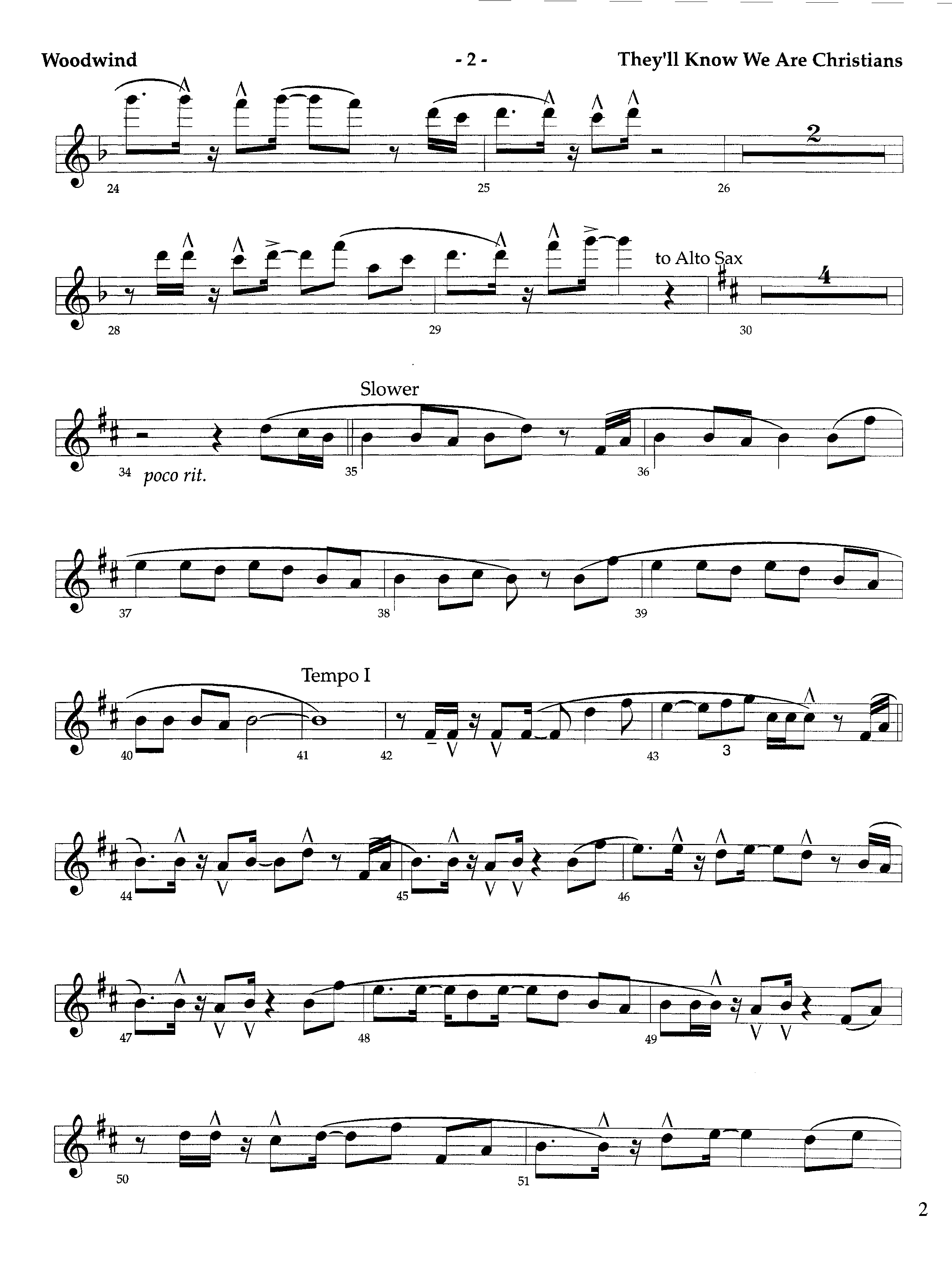 They'll Know We Our Christians (Instrumental) Winds (Lifeway Worship / Orch. Richard Kingsmore)