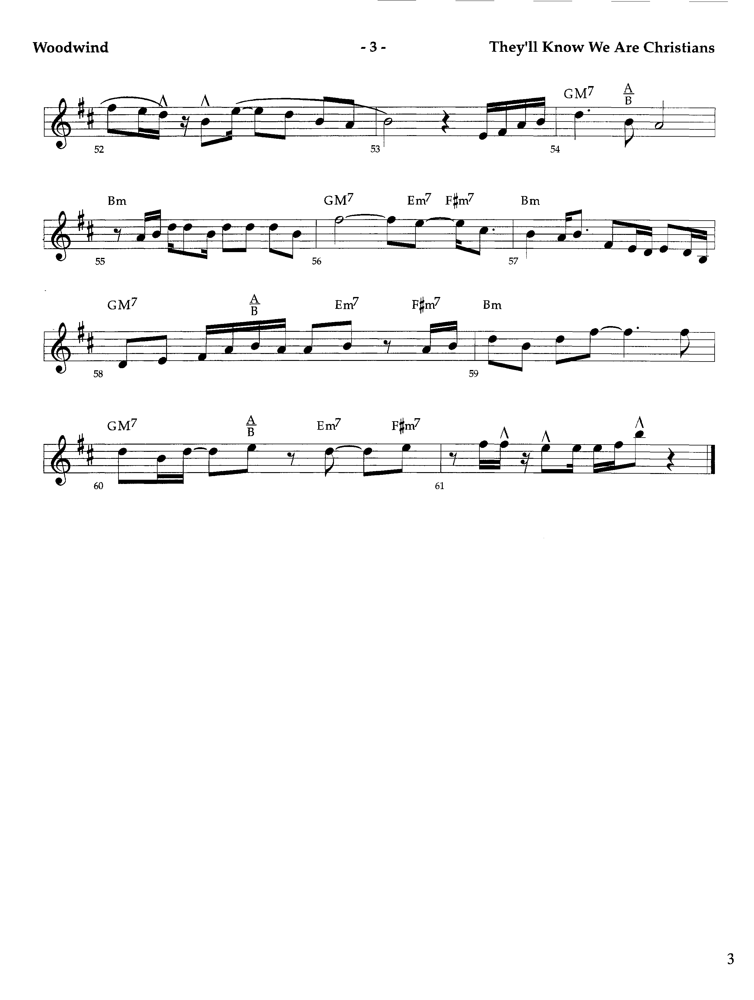 They'll Know We Our Christians (Instrumental) Winds (Lifeway Worship / Orch. Richard Kingsmore)