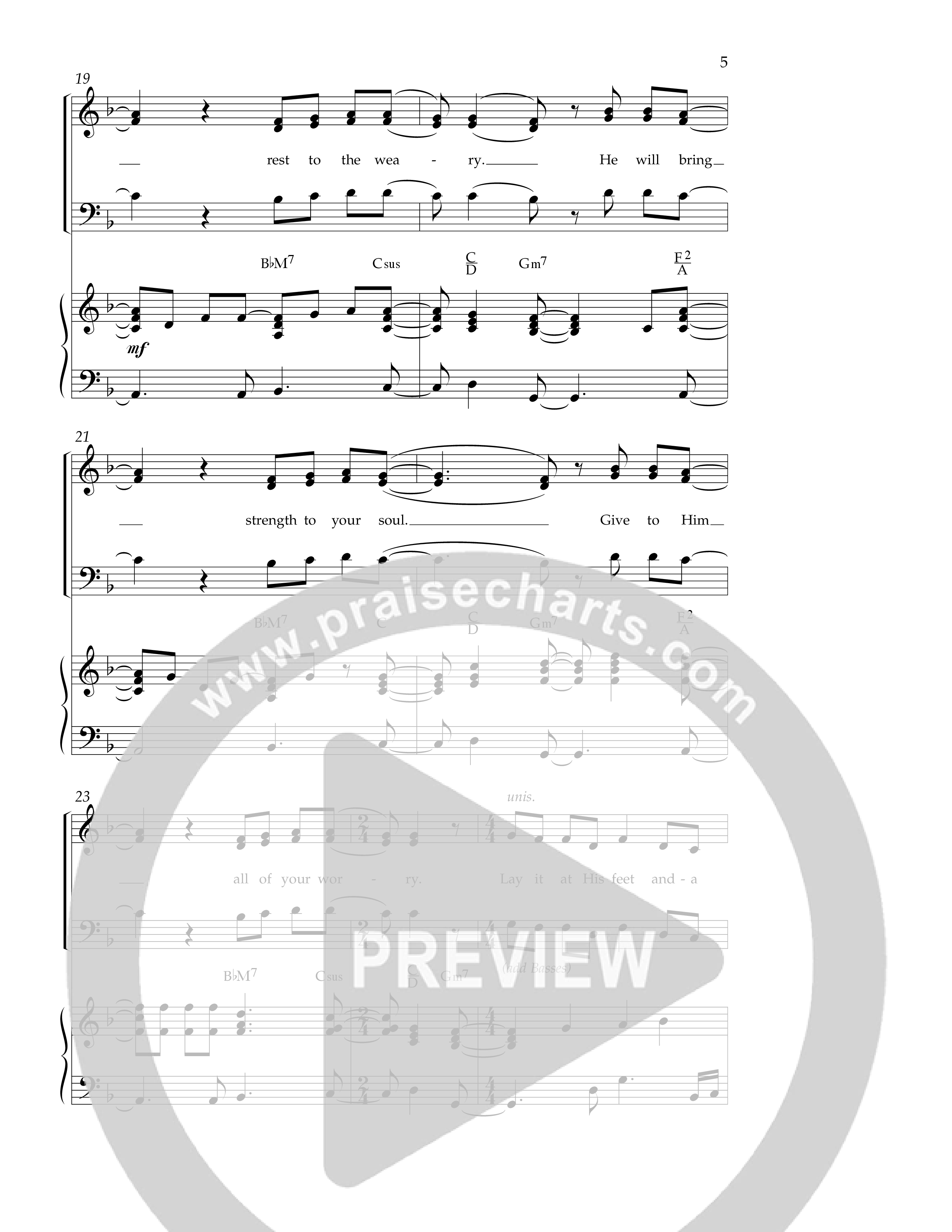 Lay It Down (Choral Anthem SATB) Anthem (SATB/Piano) (Lifeway Choral / Arr. J. Daniel Smith)