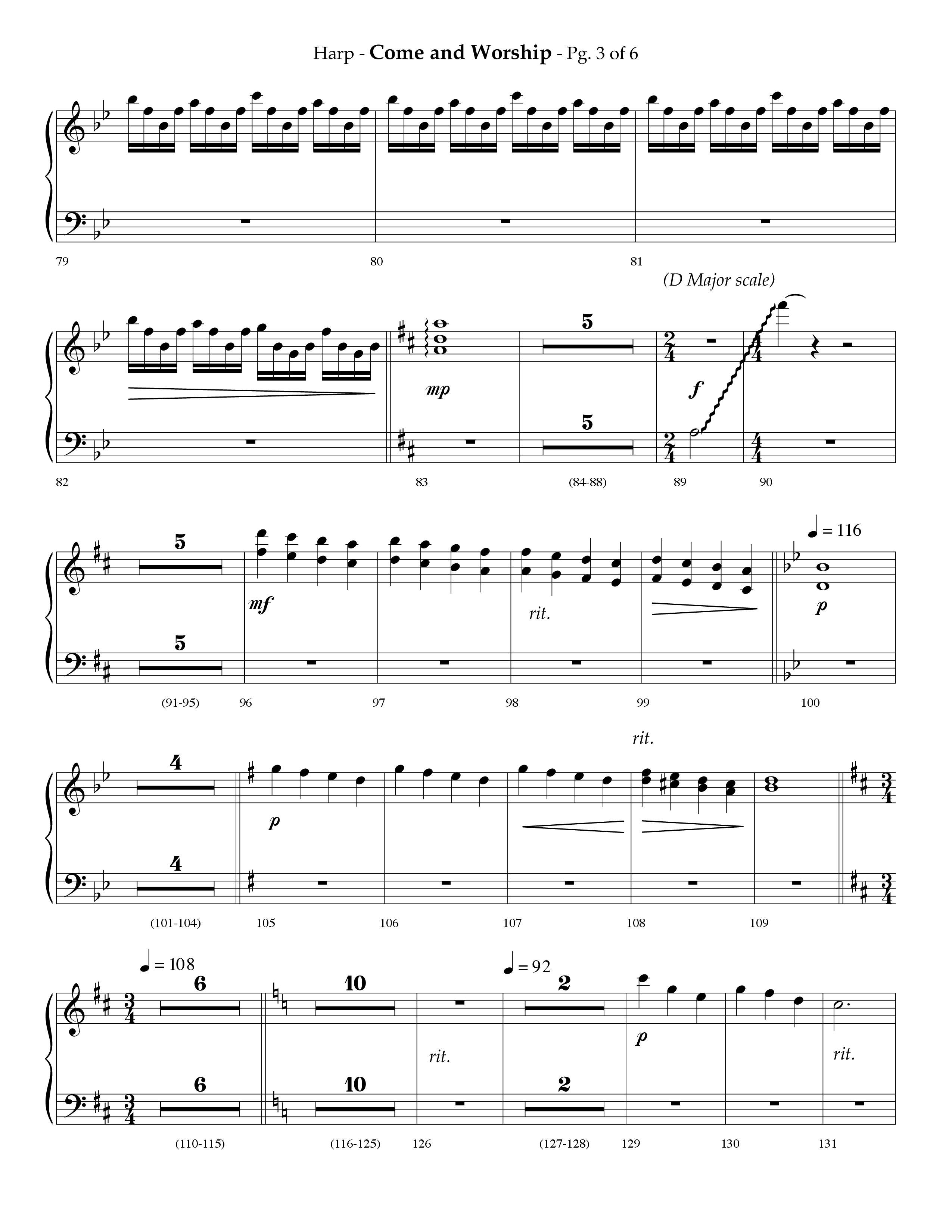 Come And Worship (A Suite For Christmas) (with Angels From The Realms Of Glory, Angels We Have Heard (Choral Anthem SATB) Harp (Lifeway Choral / Arr. Phillip Keveren)