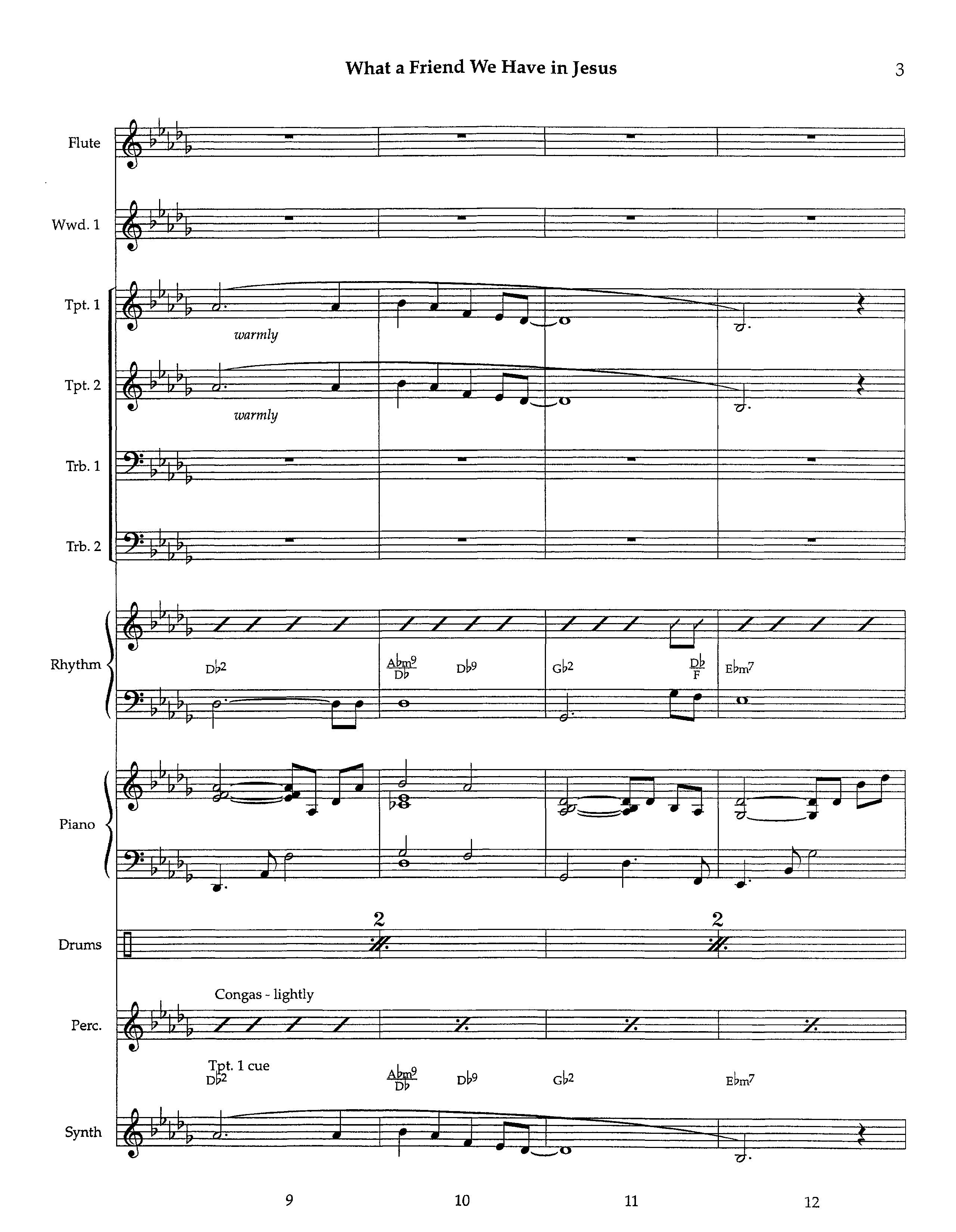 What A Friend We Have In Jesus (Instrumental) Orchestration (Lifeway Worship / Arr. Richard Kingsmore)