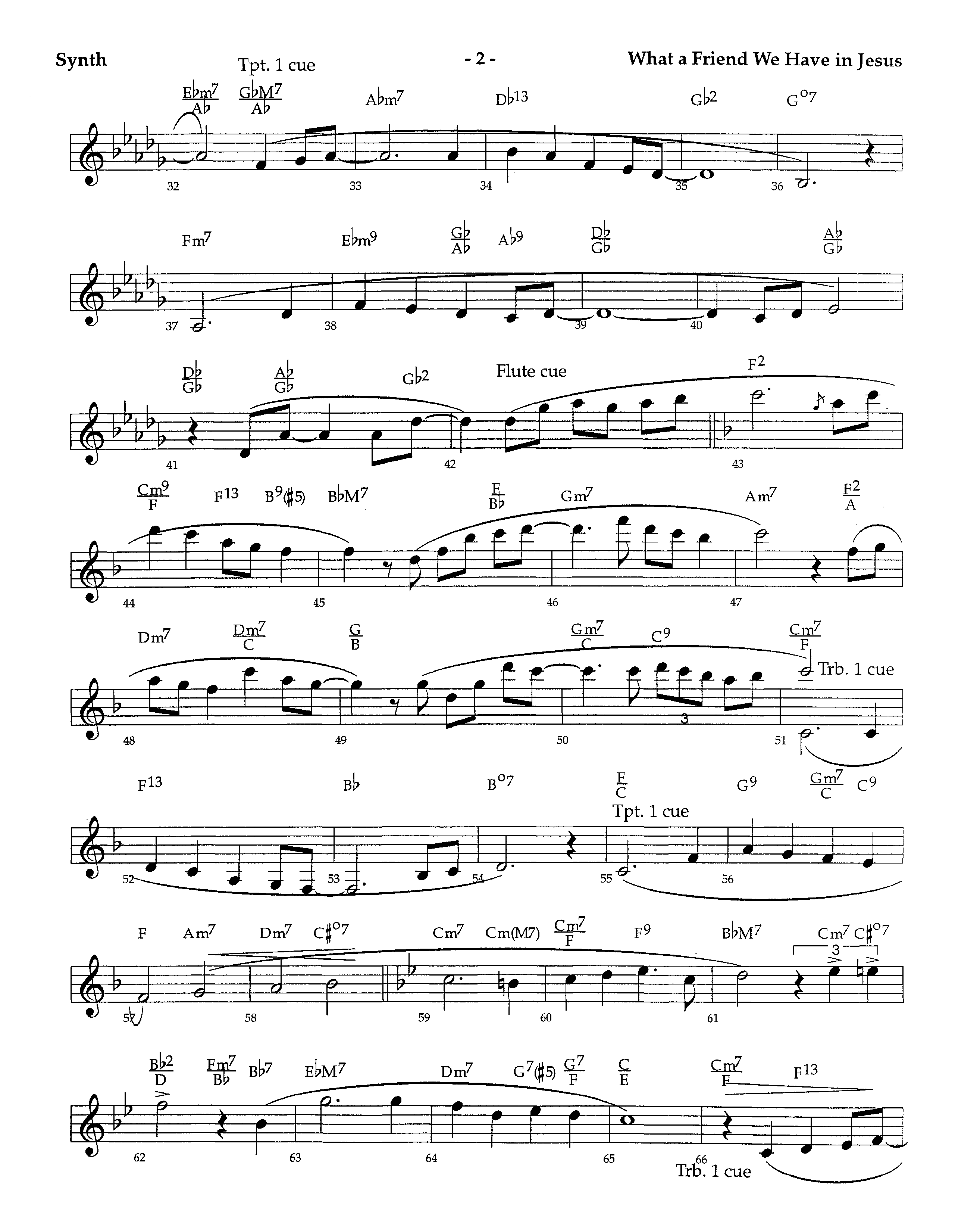 What A Friend We Have In Jesus (Instrumental) Synth (Lifeway Worship / Arr. Richard Kingsmore)