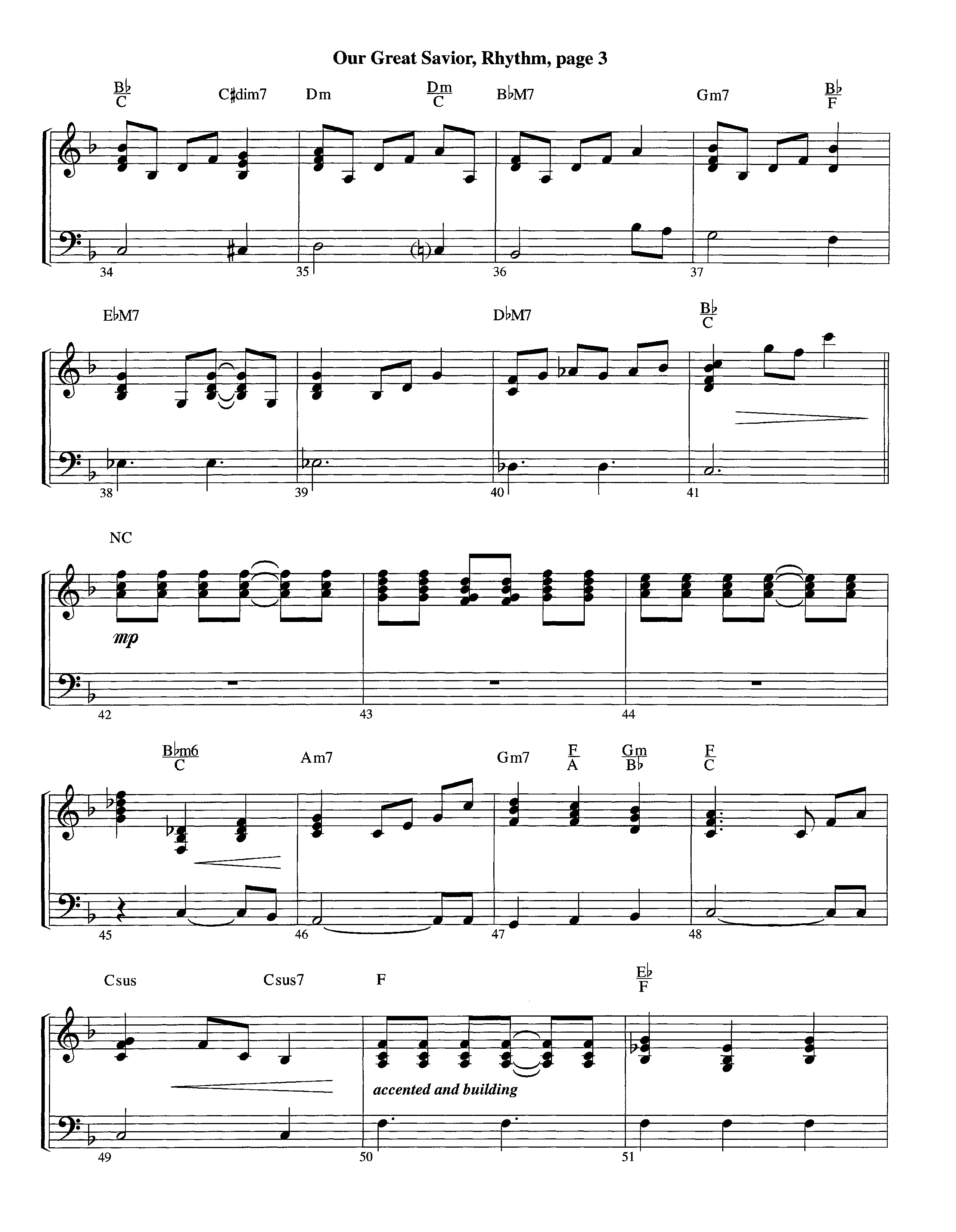 Our Great Savior (with Solo Violin) (Instrumental) Piano/Rhythm (Lifeway Worship / Arr. Ed Dickinson)