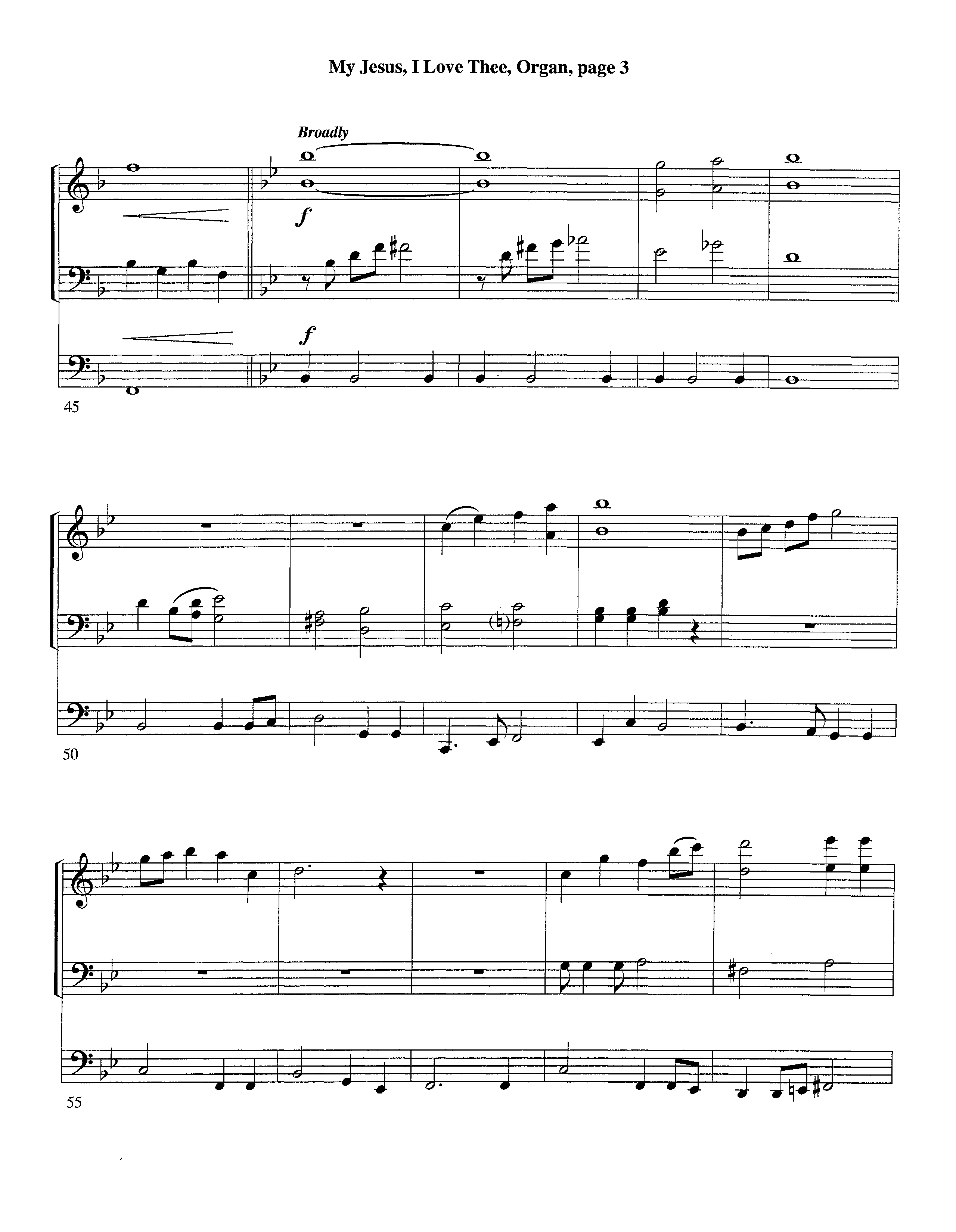 My Jesus I Love Thee (with Solo Trumpet) (Instrumental) Organ (Lifeway Worship / Arr. Jeff Cranfill)