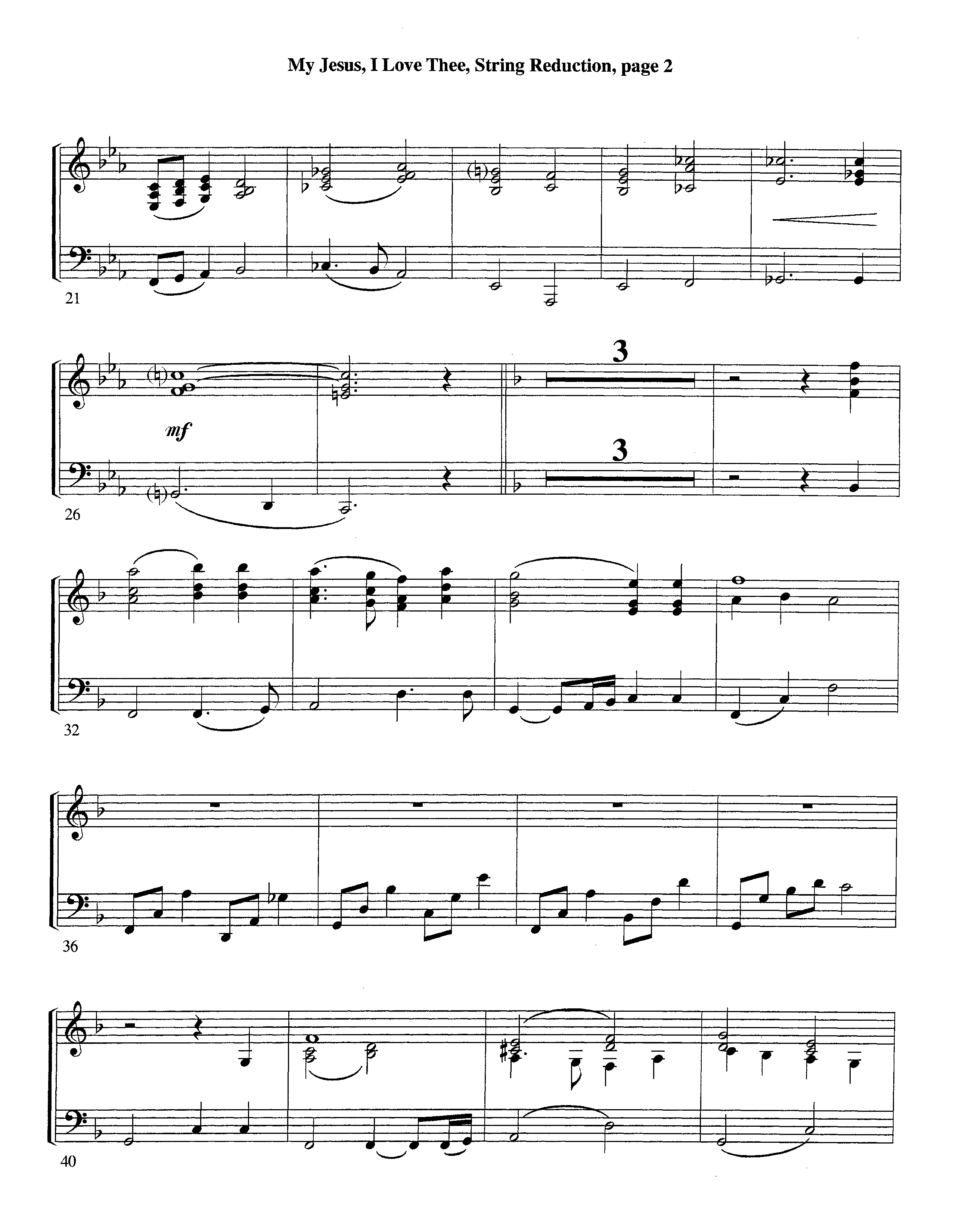 My Jesus I Love Thee (with Solo Trumpet) (Instrumental) String Reduction (Lifeway Worship / Arr. Jeff Cranfill)