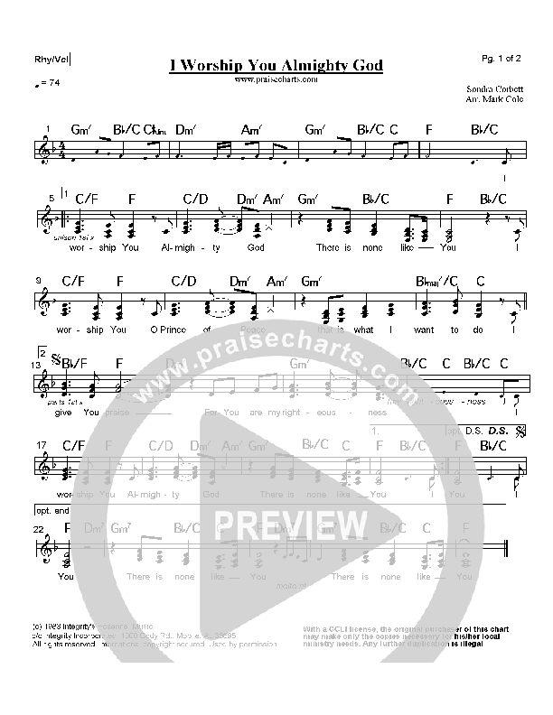 I Worship You Almighty God Praise Band (Alleluia Worship Band)