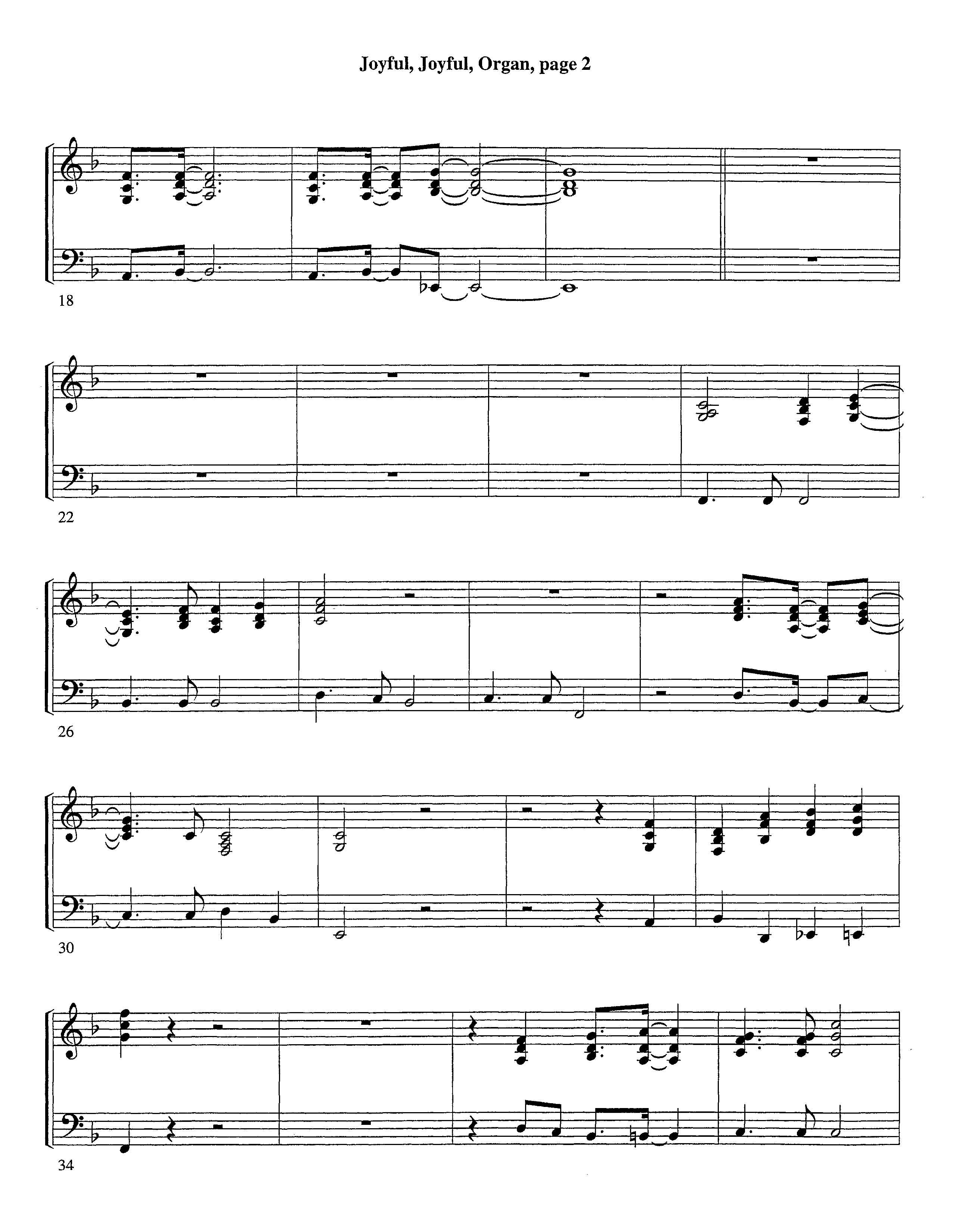 Joyful Joyful We Adore Thee (with Solo Piano) (Instrumental) Organ (Lifeway Worship / Arr. Billy Payne / Arr. Richard Kingsmore / Orch. Richard Kingsmore)