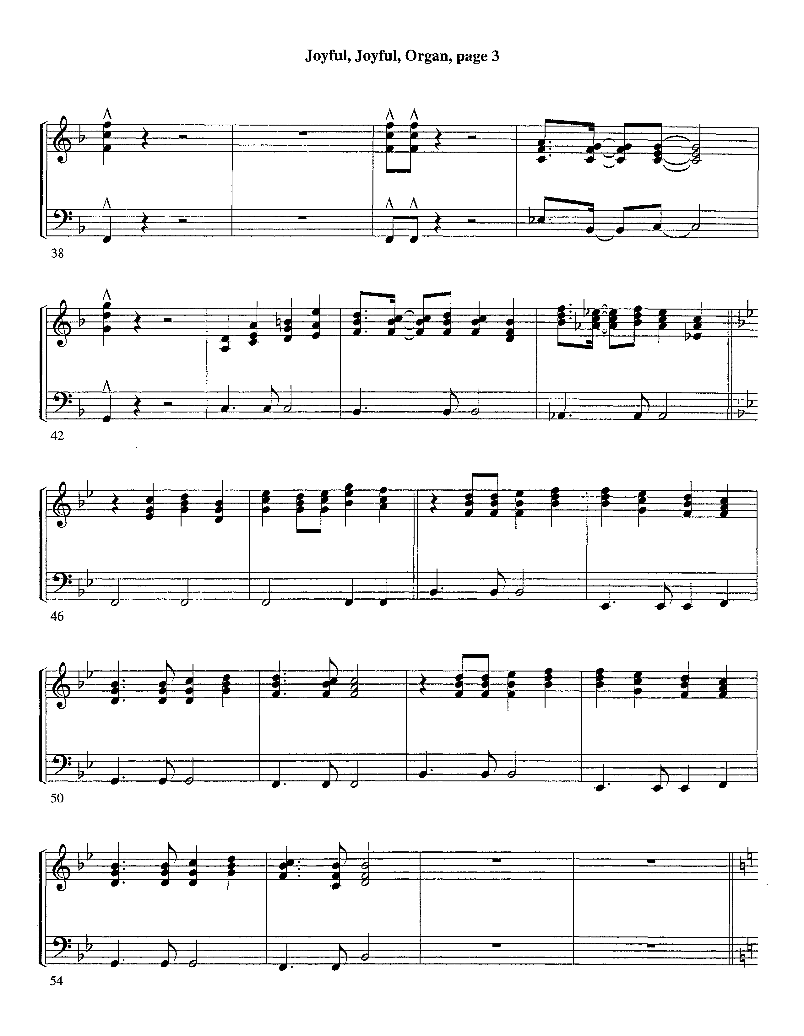Joyful Joyful We Adore Thee (with Solo Piano) (Instrumental) Organ (Lifeway Worship / Arr. Billy Payne / Arr. Richard Kingsmore / Orch. Richard Kingsmore)