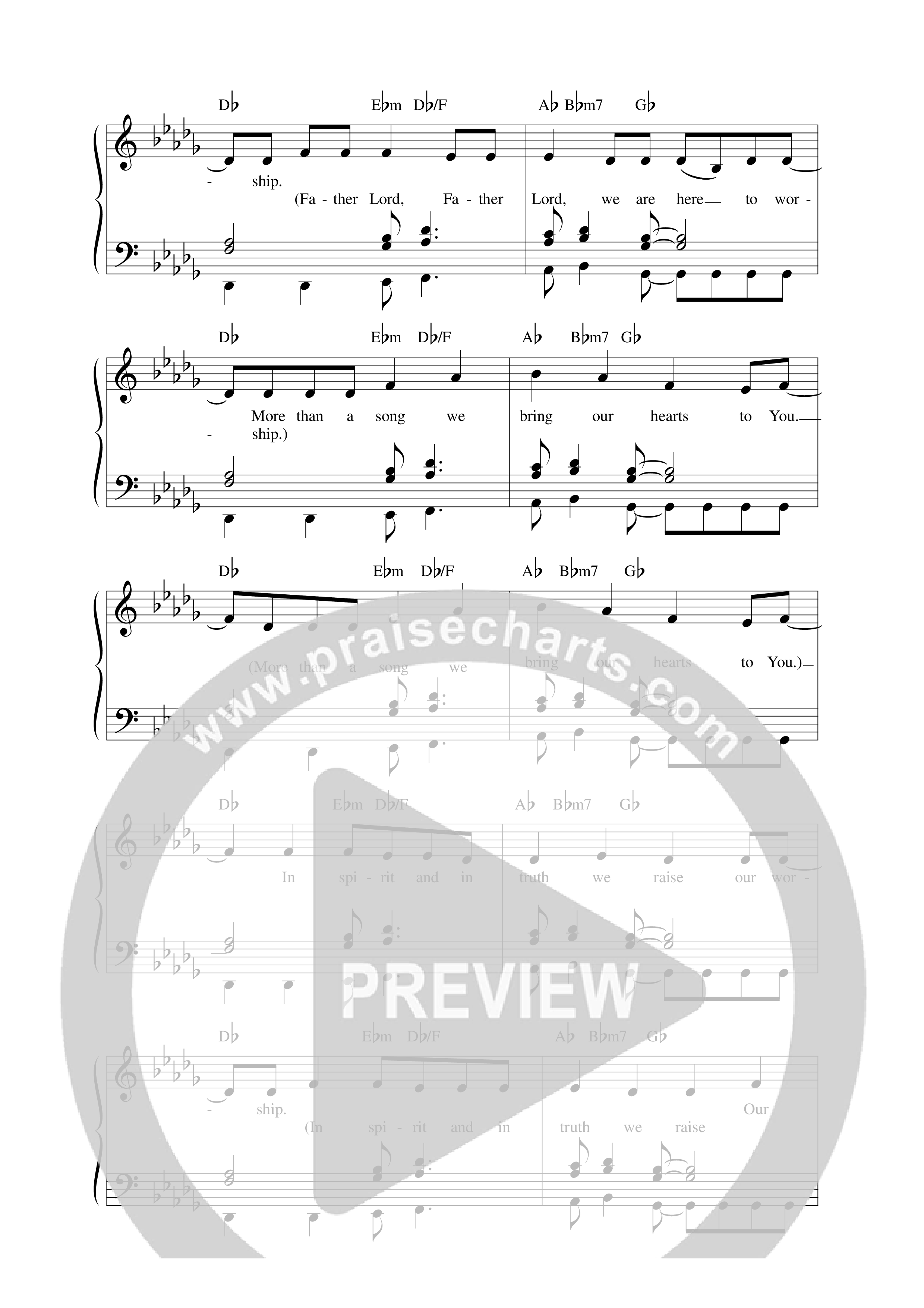 There's A Fire (Live) Lead Sheet Melody (Sinach)