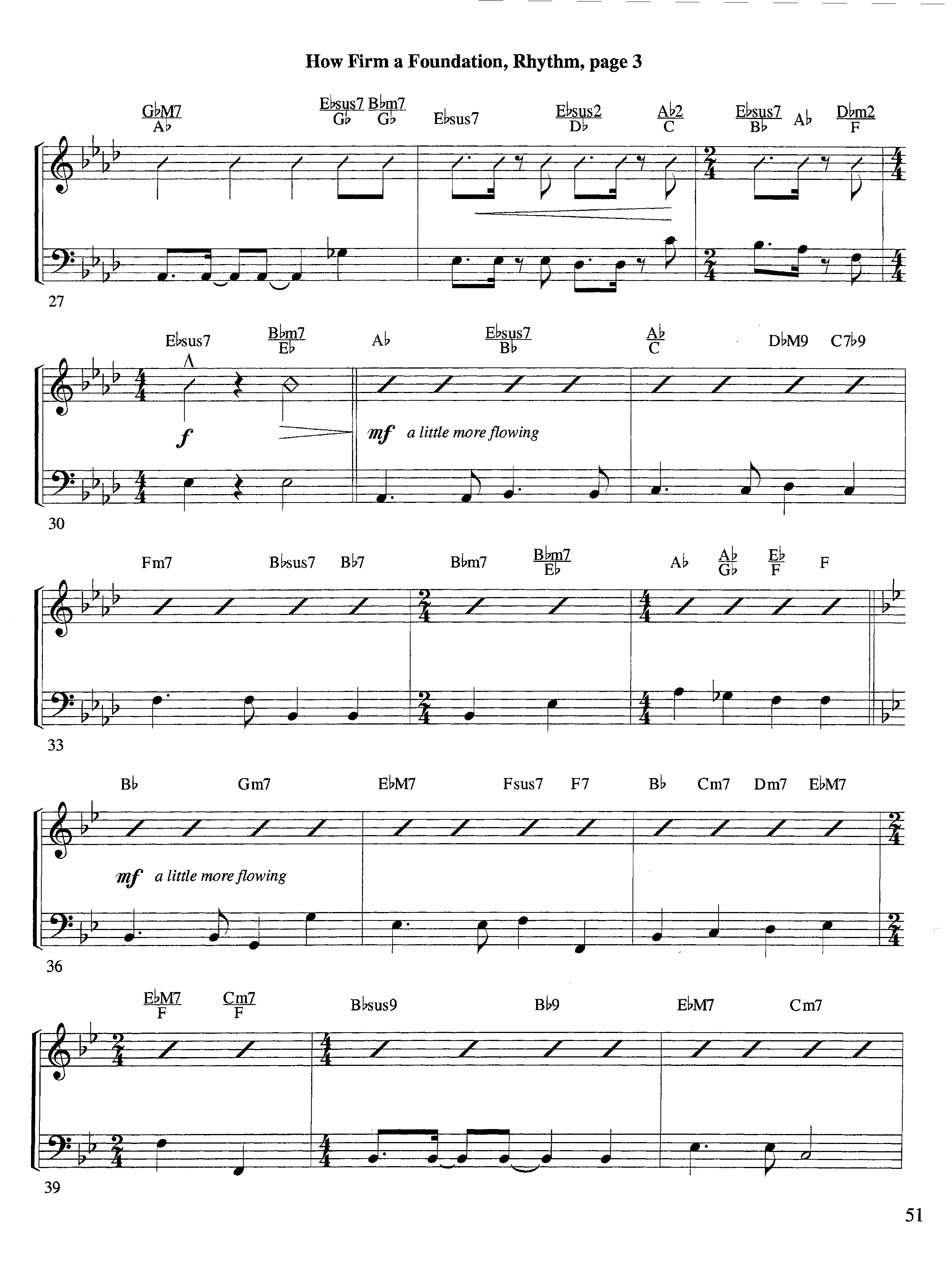 How Firm a Foundation (with Solo Trumpet) (Instrumental) Piano/Rhythm (Lifeway Worship / Arr. Steve Dunn)