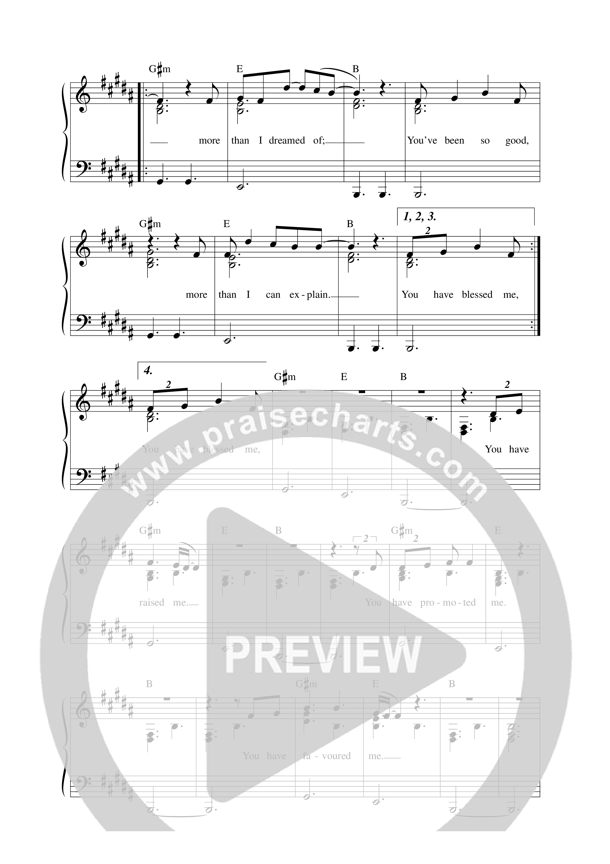 A Million Tongues (Live) Lead Sheet Melody (Sinach)
