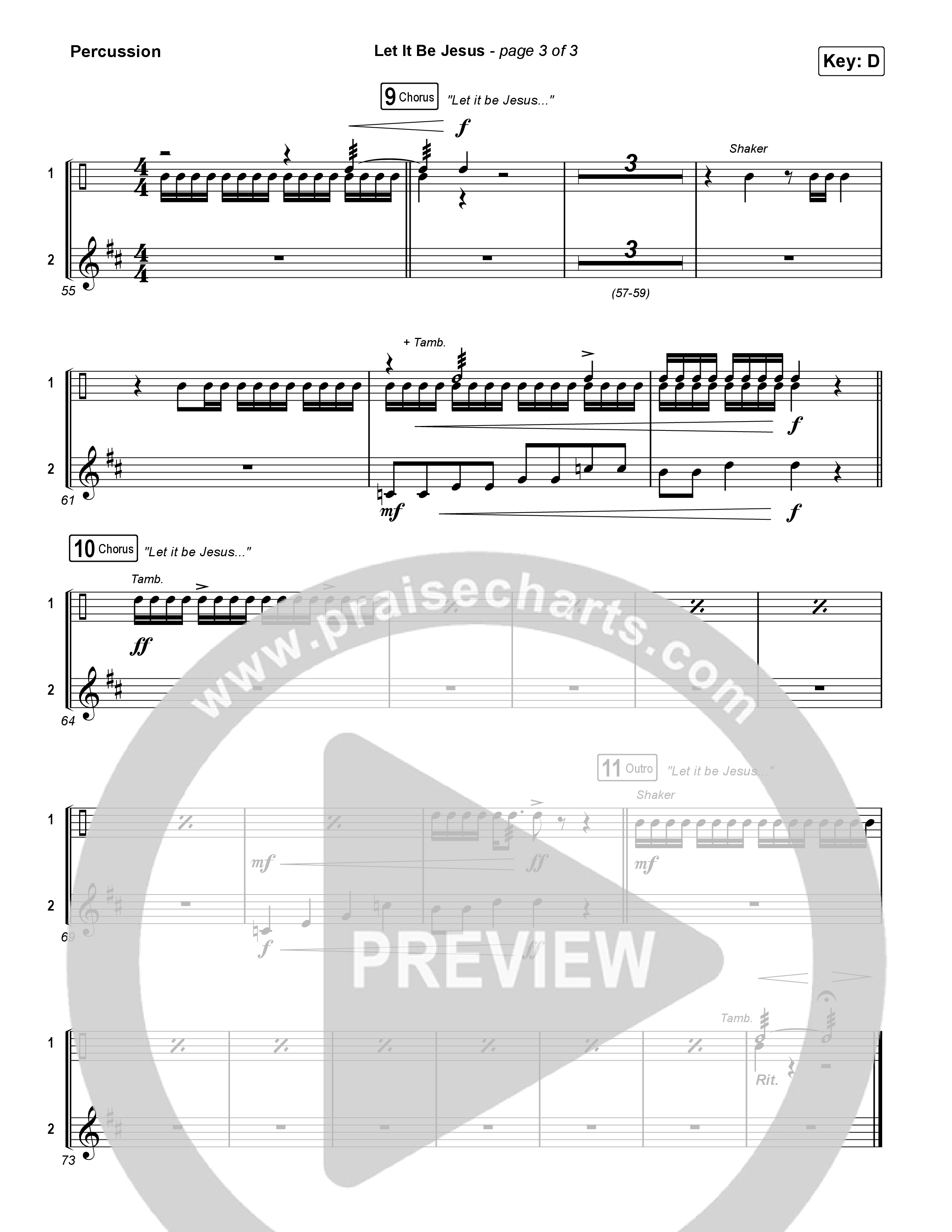 Let It Be Jesus (Live) Percussion (We The Kingdom)