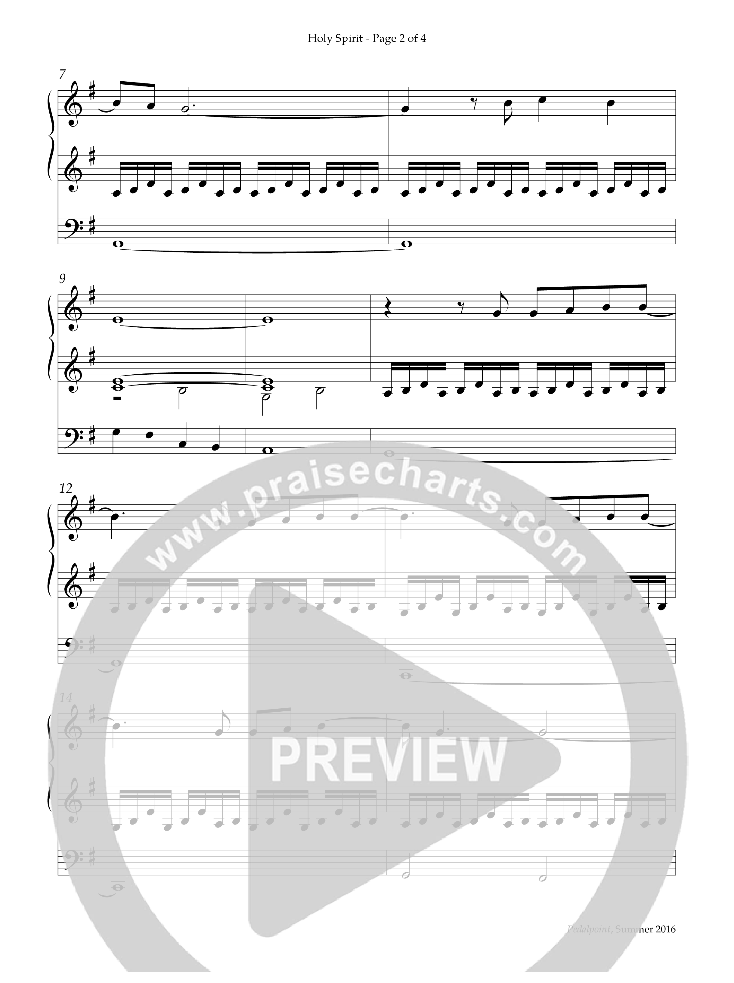 Holy Spirit  (Instrumental) Organ (Lifeway Worship / Arr. Phillip Keveren)