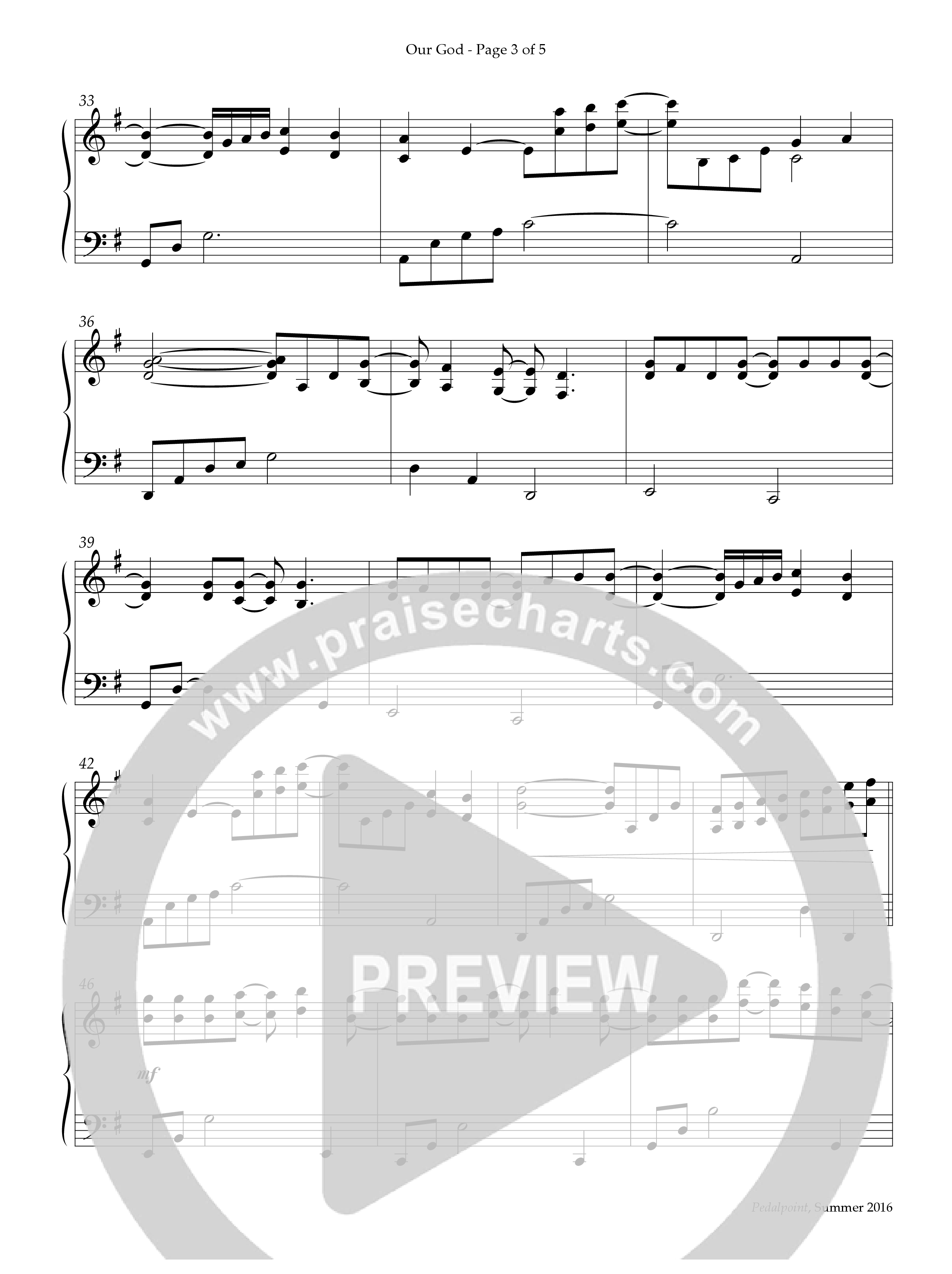 Our God (Instrumental) Piano Solo (Lifeway Worship / Arr. Bill Wolaver)