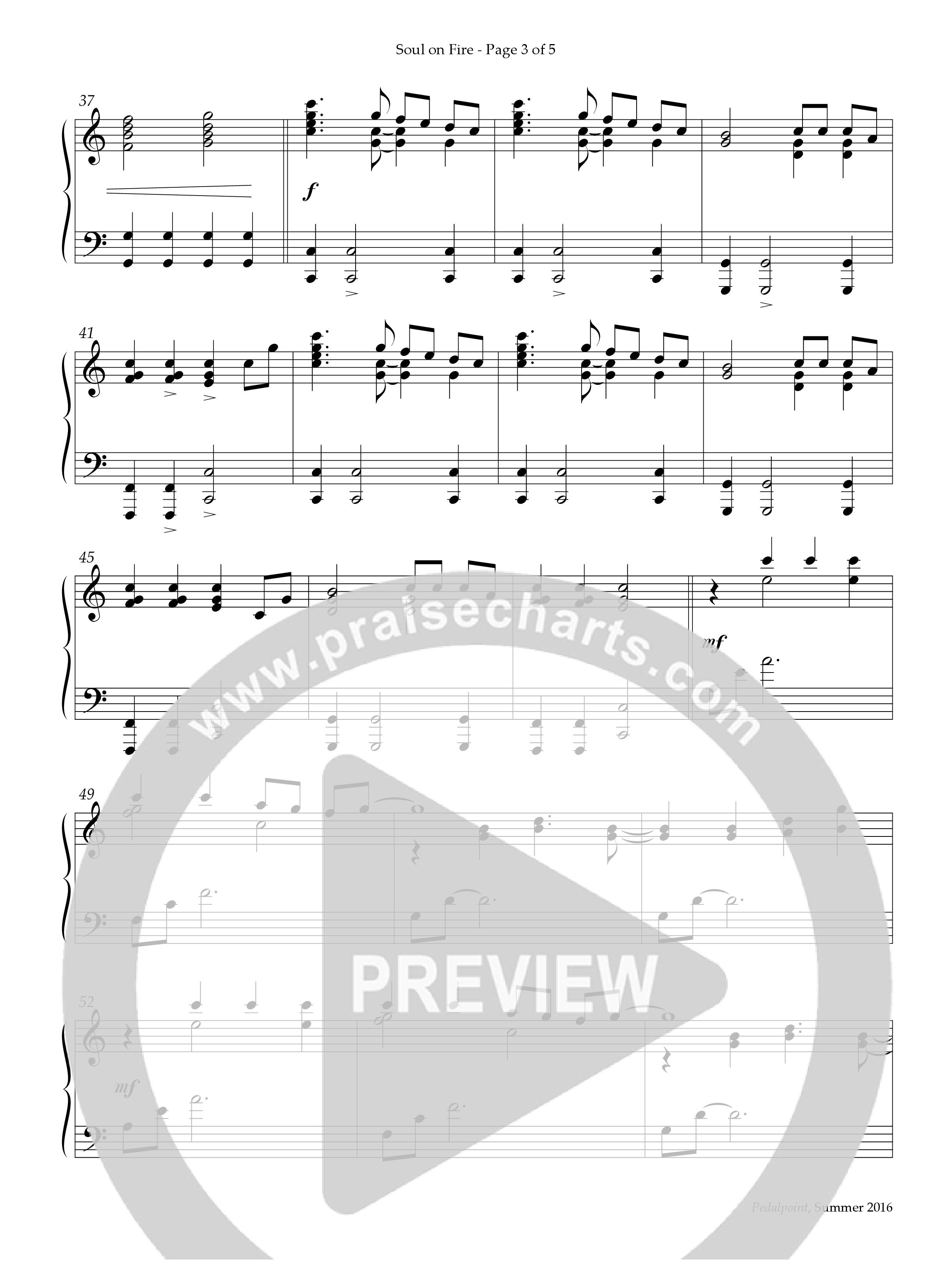 Soul On Fire (Instrumental) Piano Solo (Lifeway Worship / Arr. Richard Kingsmore)