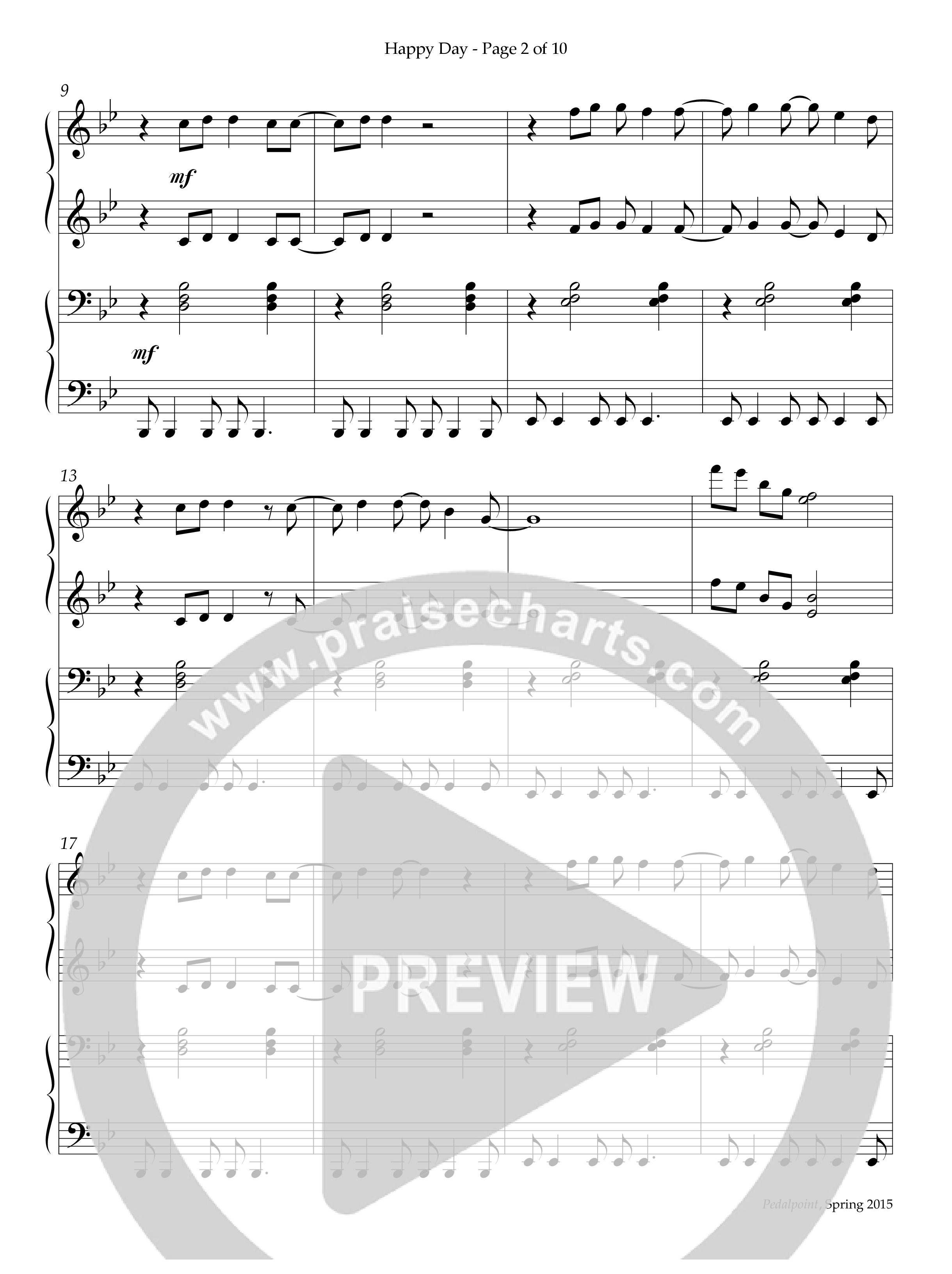 Happy Day (Instrumental) Piano Solo (Lifeway Worship / Arr. Kyle Hill)