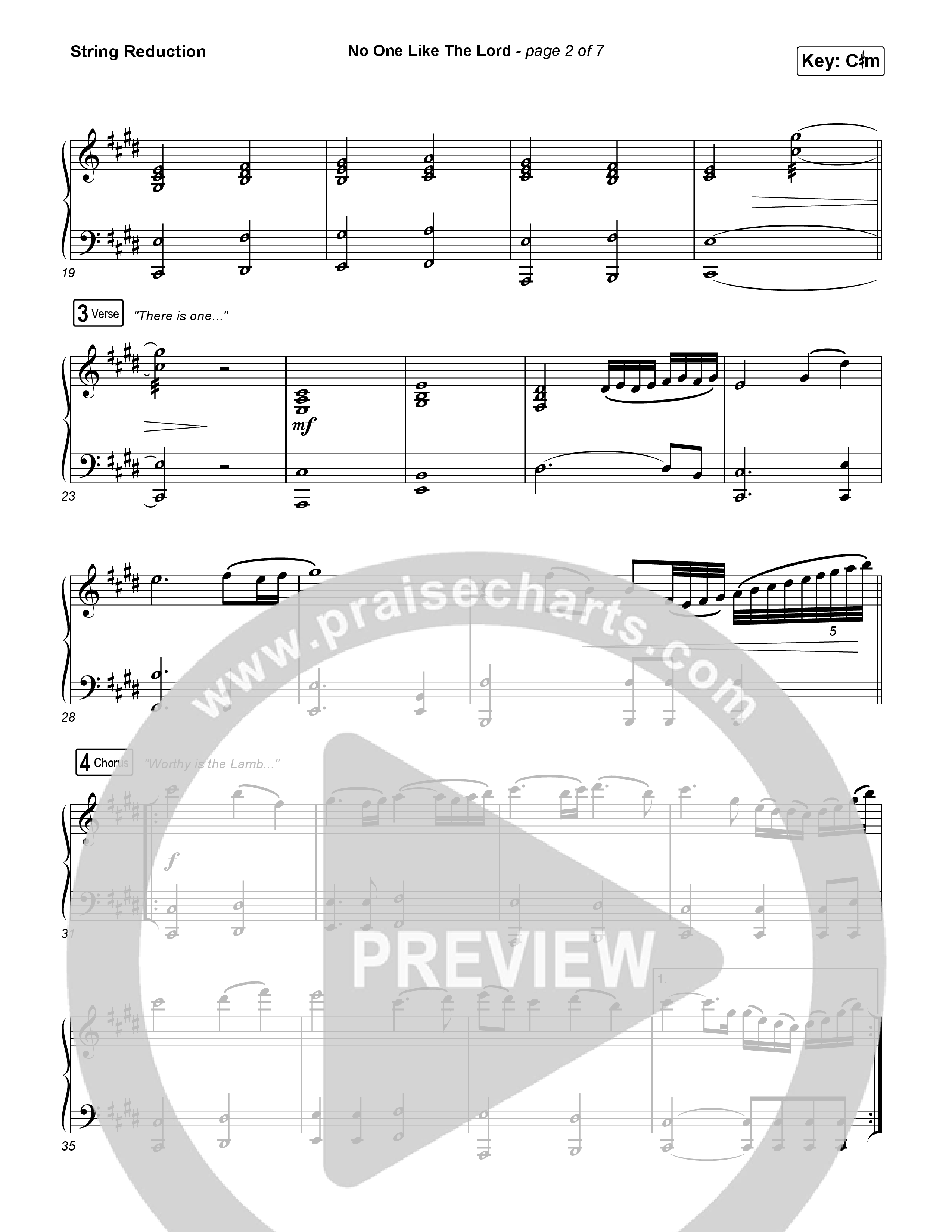 No One Like The Lord (Live) String Reduction (Bethel Music / Jenn Johnson)