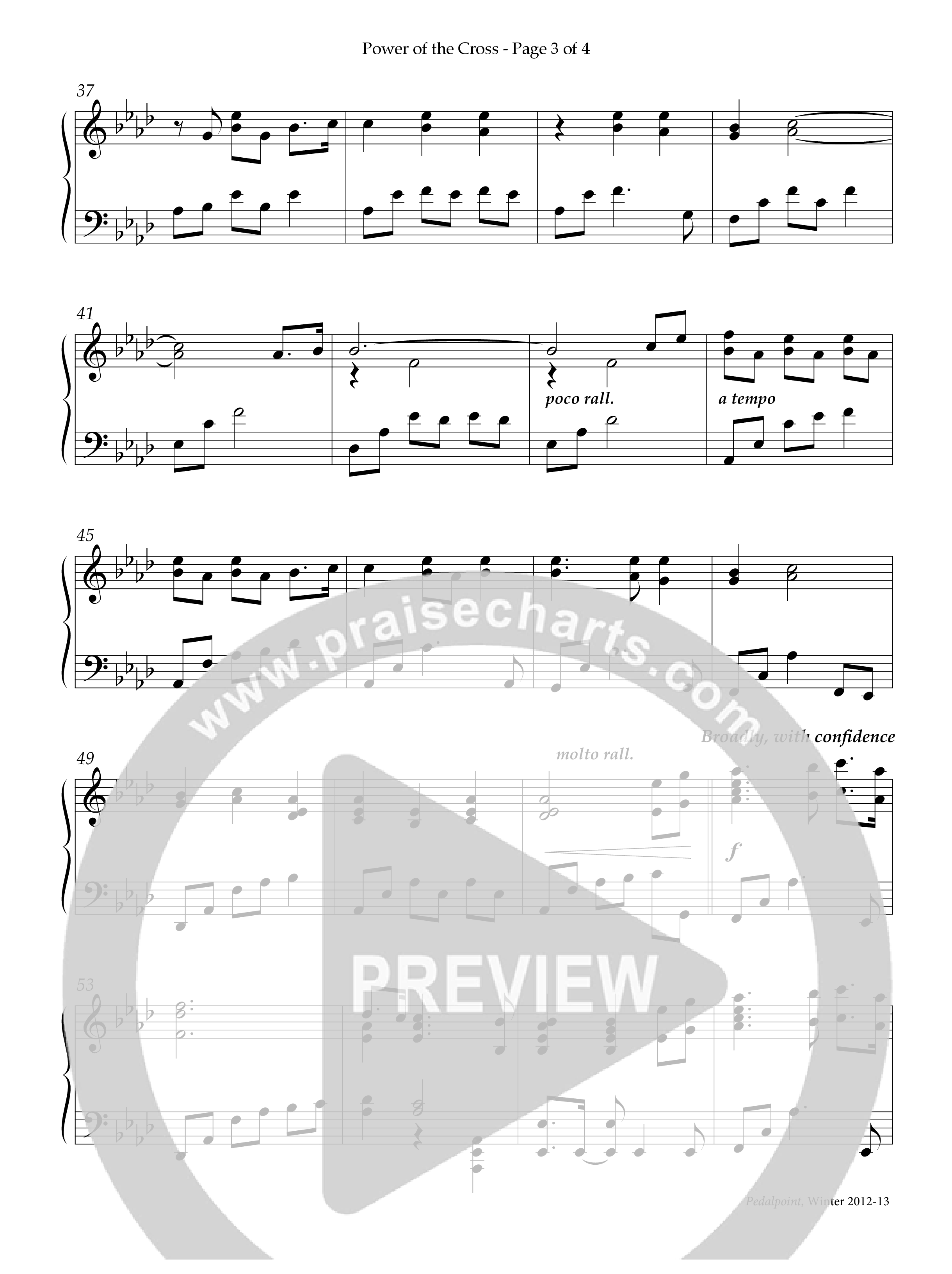 Power Of The Cross (Instrumental) Piano Solo (Lifeway Worship / Arr. Carol Tornquist)