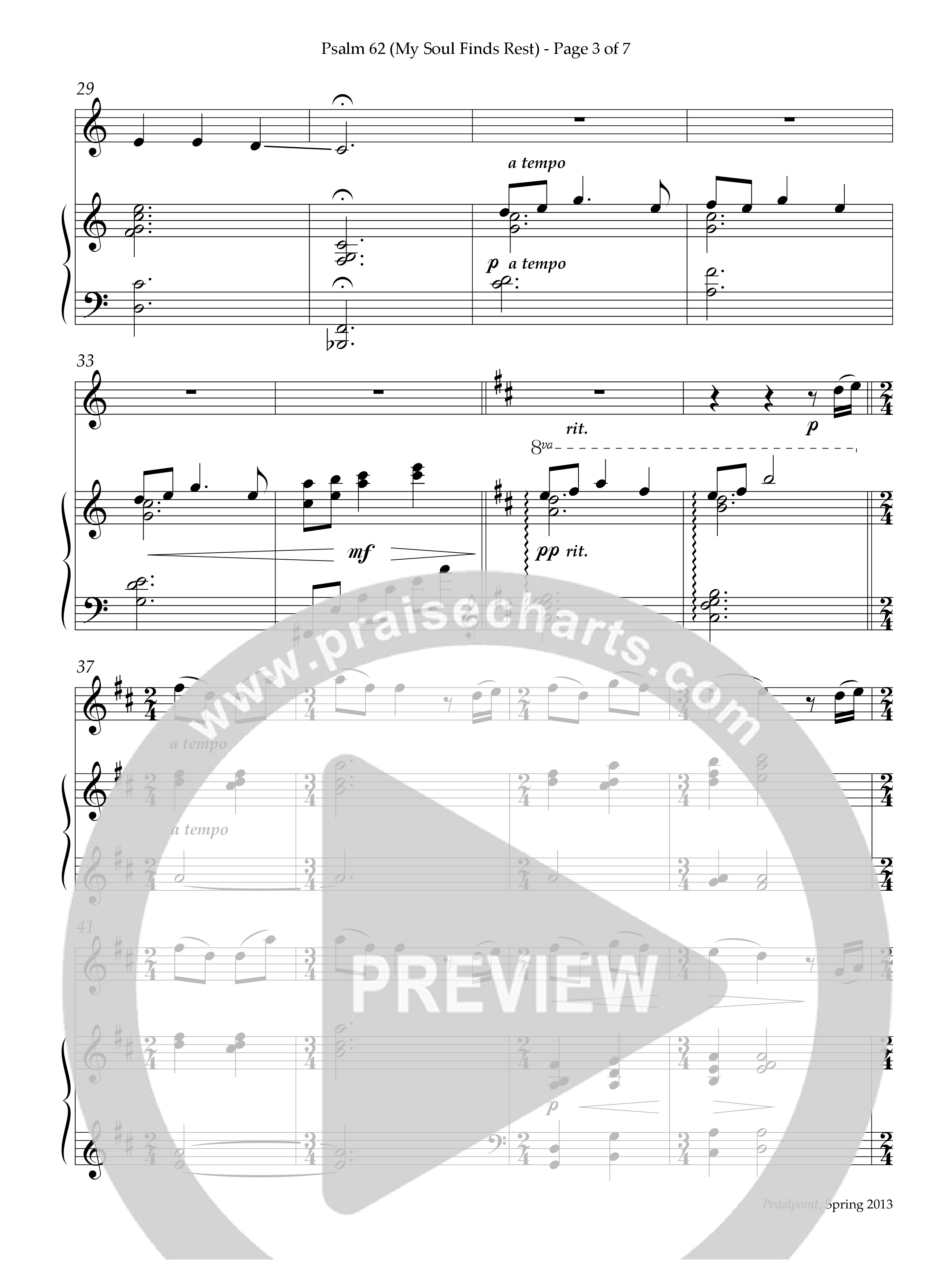 Psalm 62 (Instrumental) Piano with Violin (Lifeway Worship / Arr. Phillip Keveren)