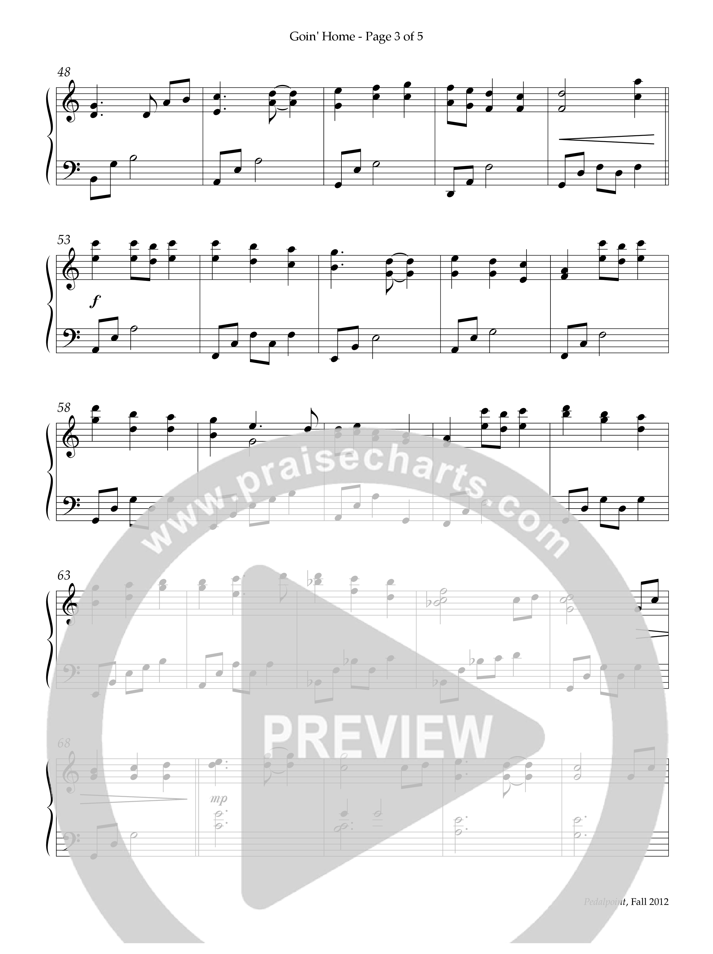 Goin' Home (Instrumental) Piano Solo (Lifeway Worship / Arr. Richard Kingsmore)