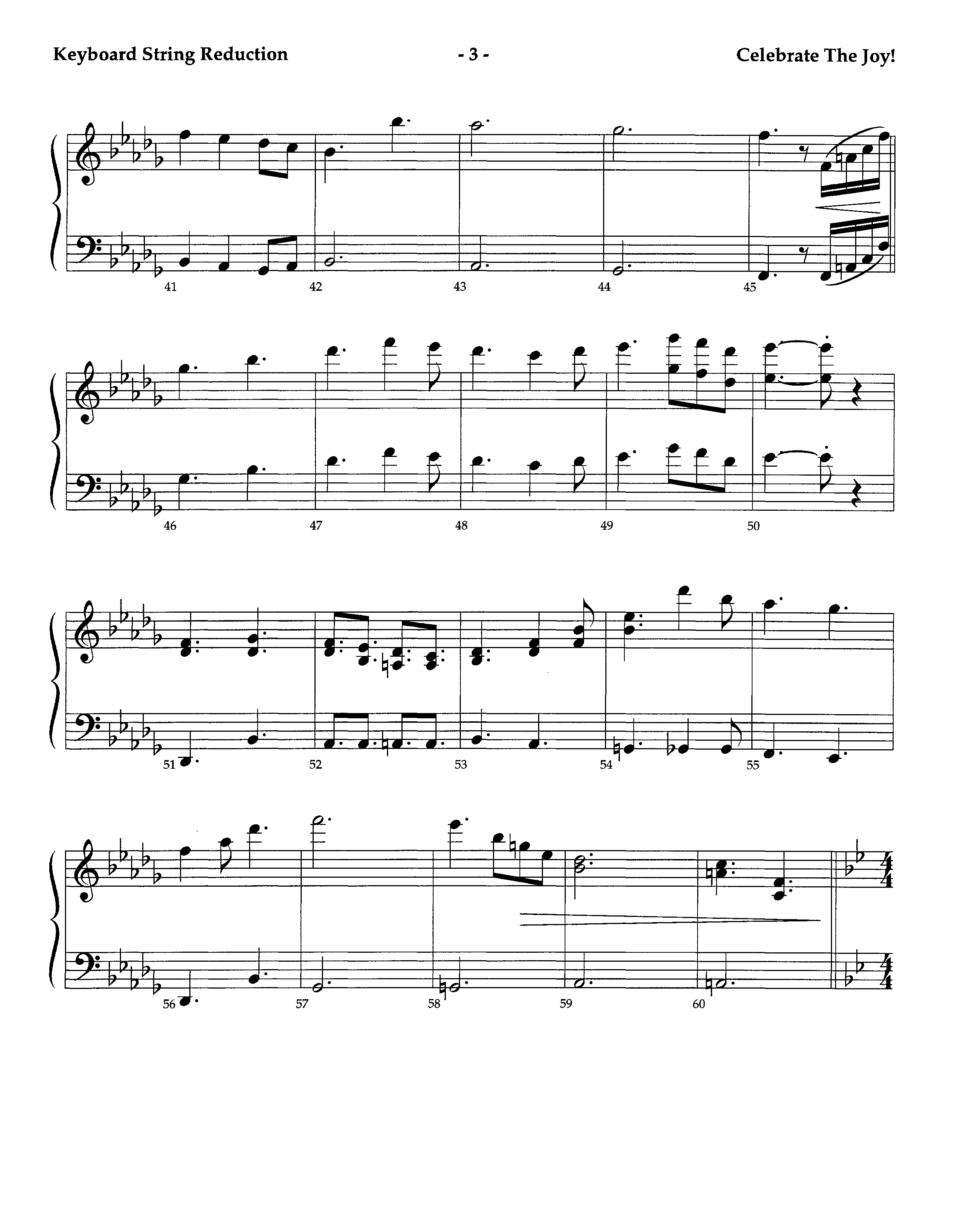 Celebrate The Joy (Instrumental) String Reduction (Lifeway Worship / Arr. Richard Kingsmore)